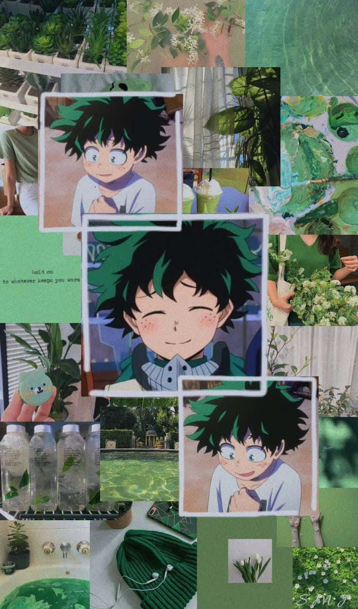 Deku Aesthetic Midoriya Izuku Smiling Compilation Background