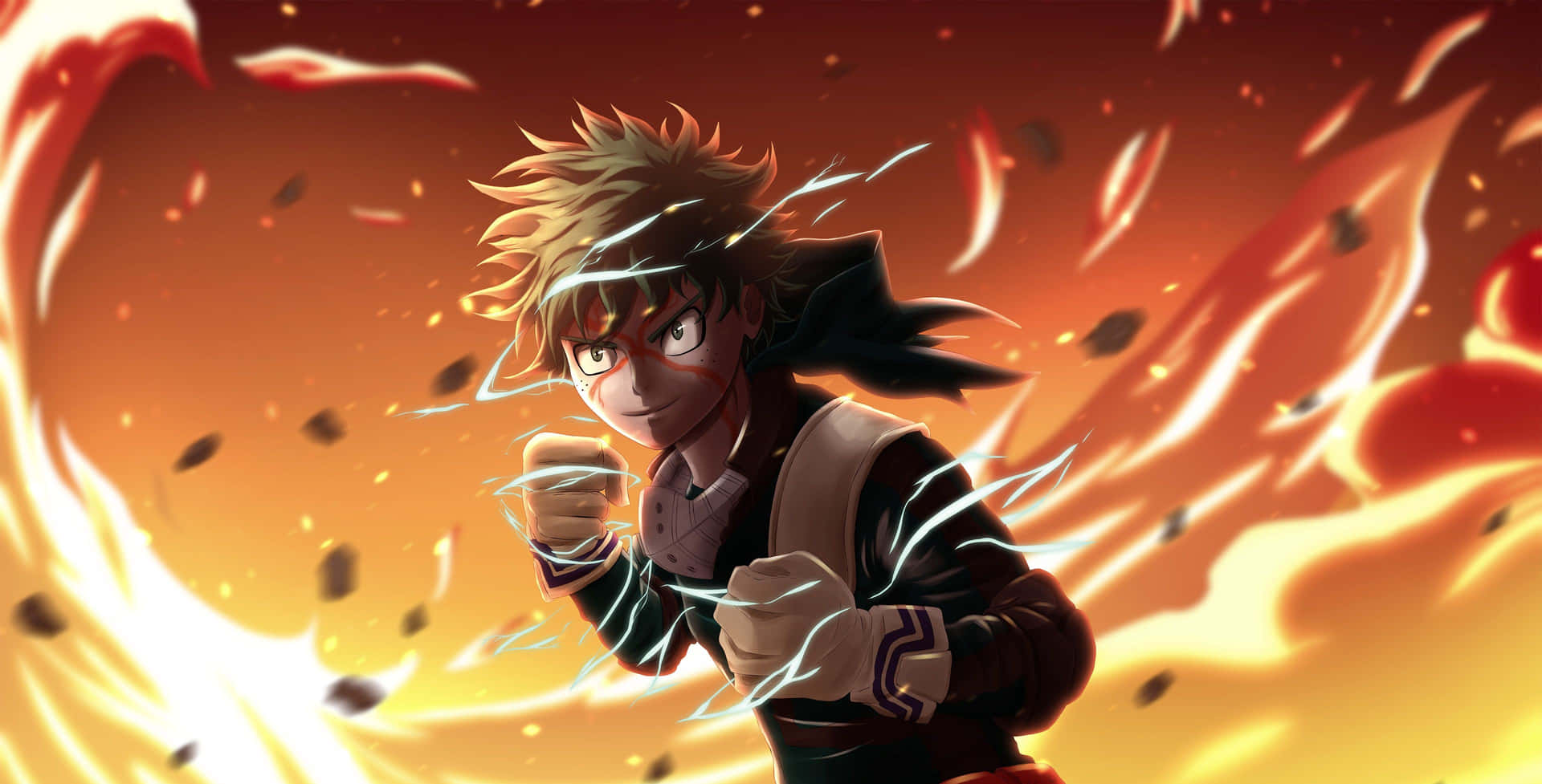 Deku Determined To Become The Greatest Hero Background