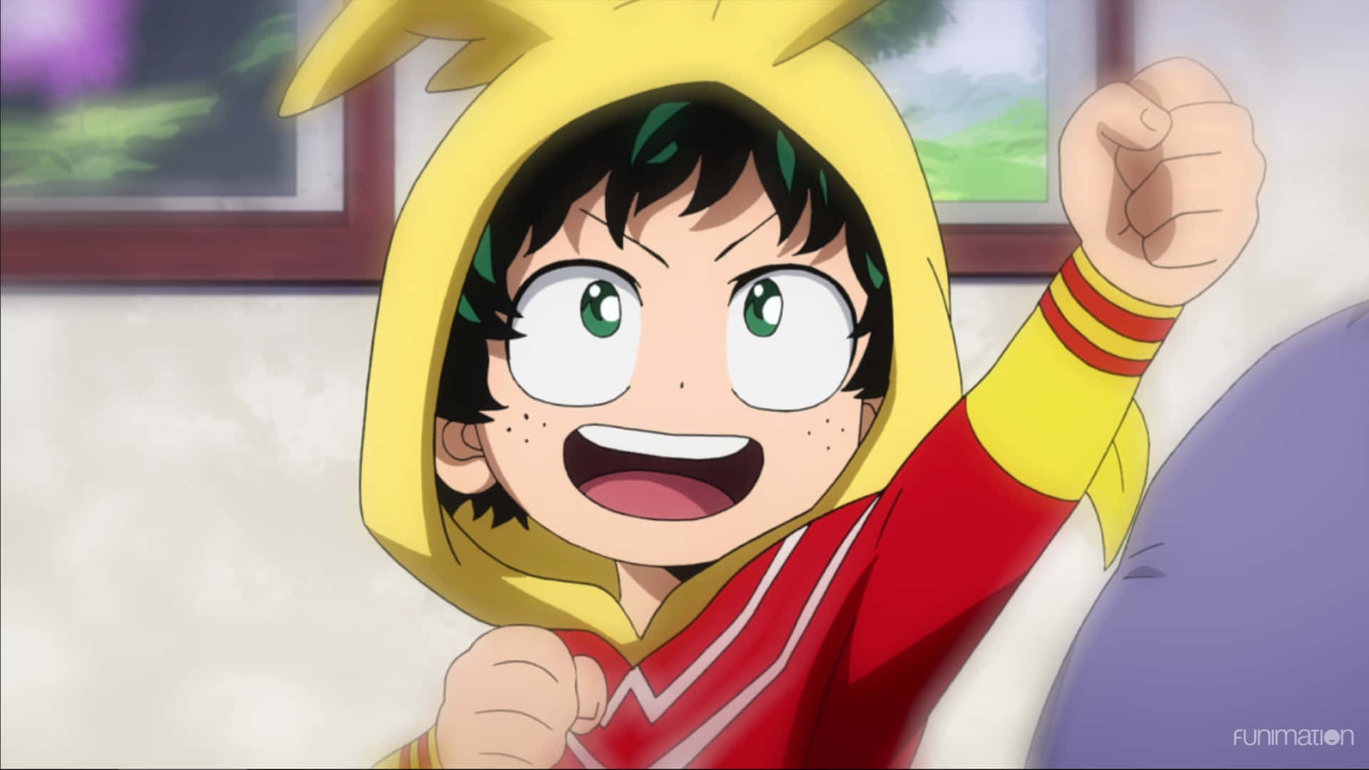 Deku Is Ready For Action! Background