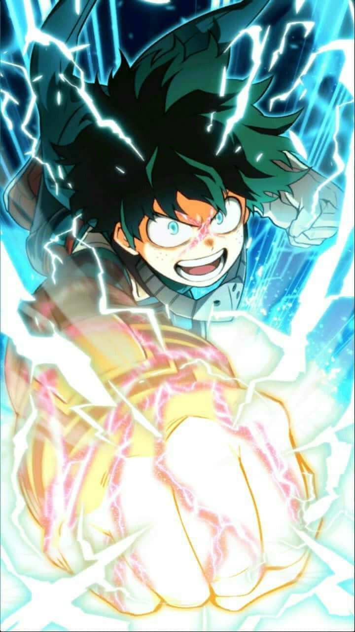 Deku My Hero Academia Anime Full Cowling Mode Background