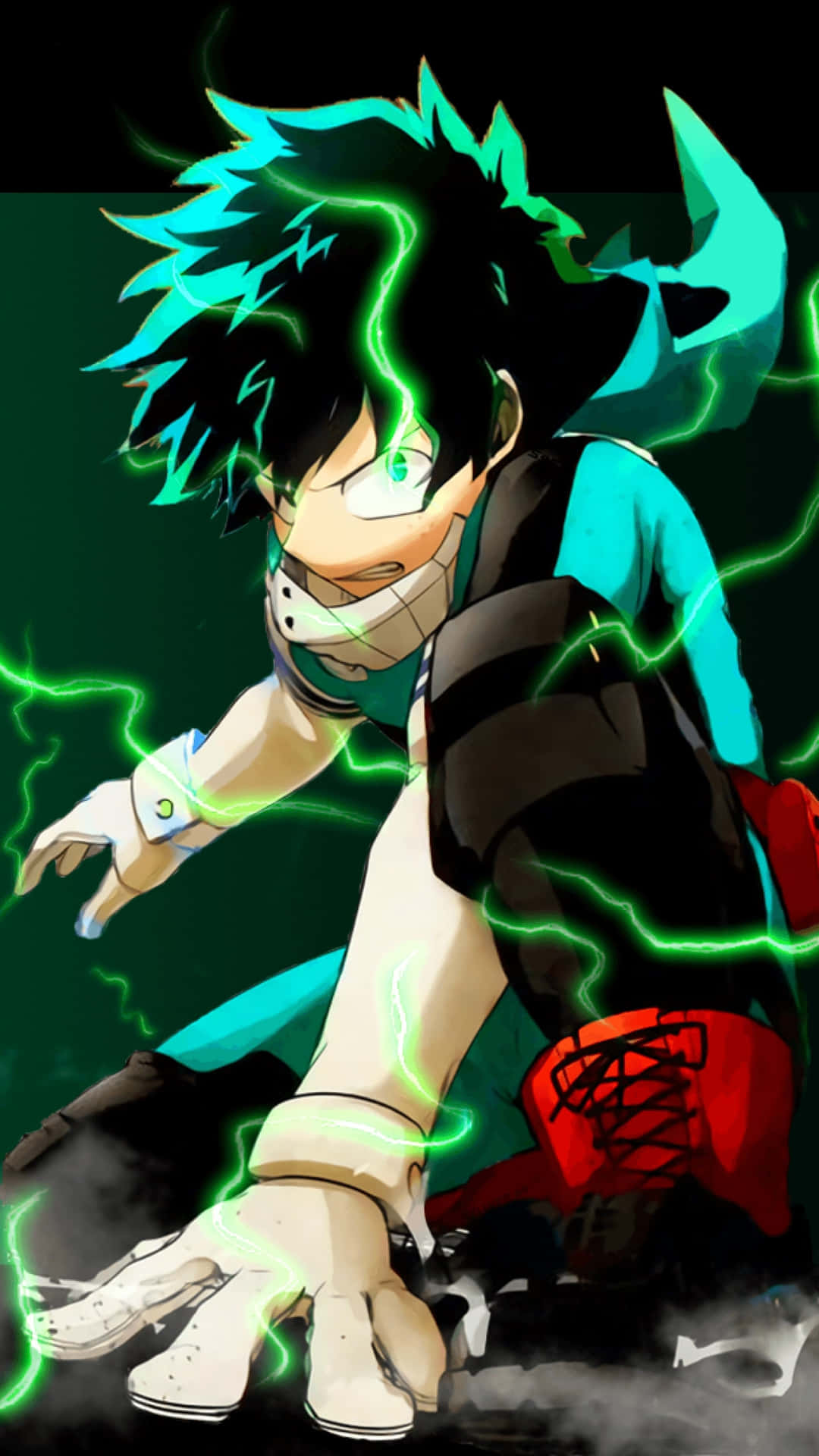 Deku My Hero Academia Anime One For All Full Cowling Background