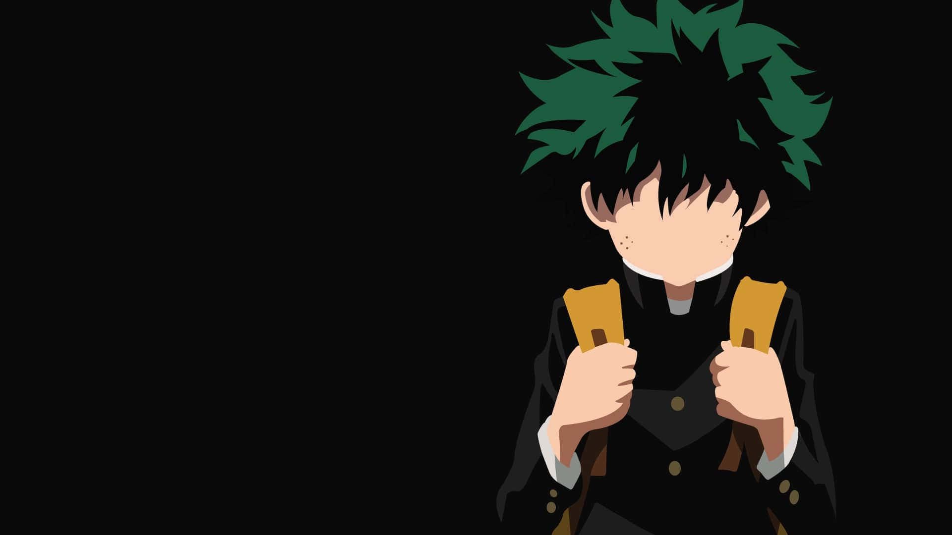 Deku My Hero Academia Anime Vector Art Background