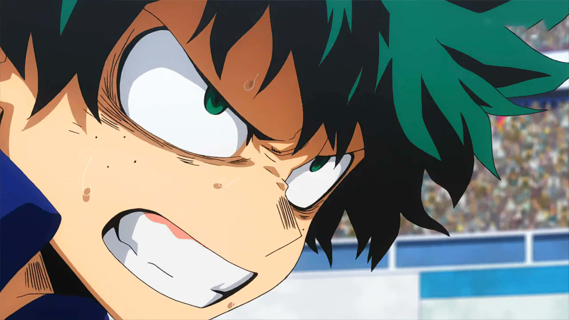 Deku With Green Eyes Of My Hero Academia