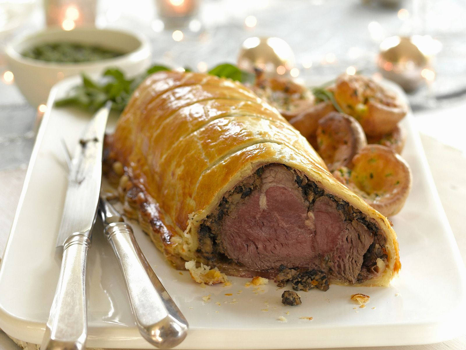 Delectable Beef Wellington Served Juicy And Fresh