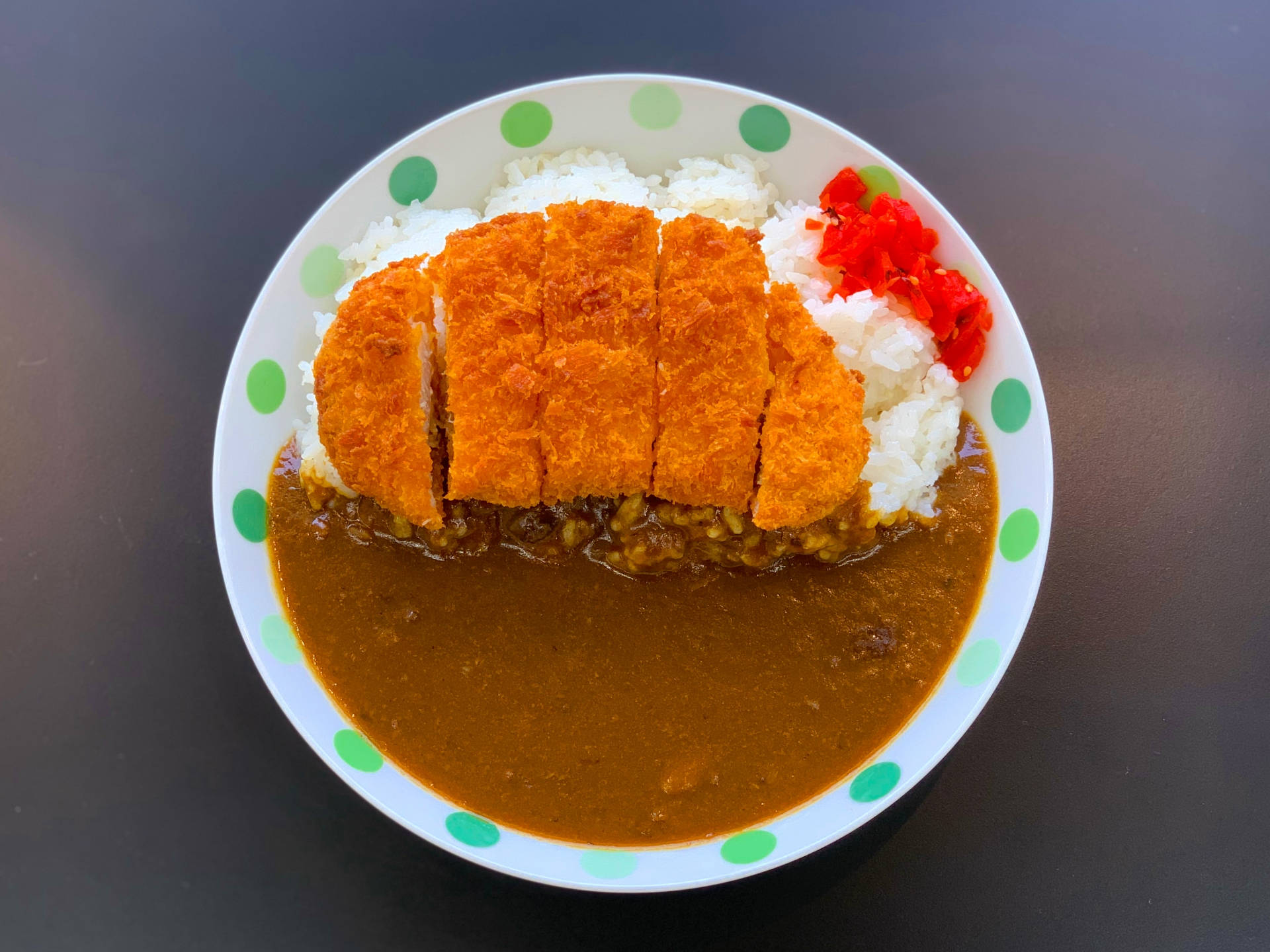 Delectable Boneless Tonkatsu With Sauce Background