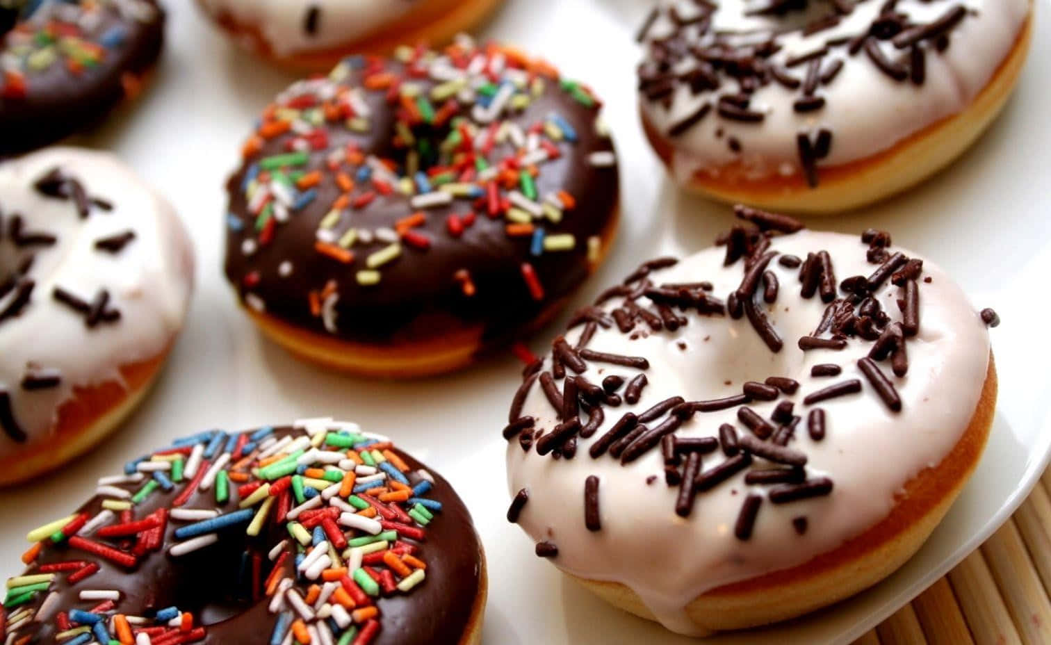 Delectable Doughnuts Background