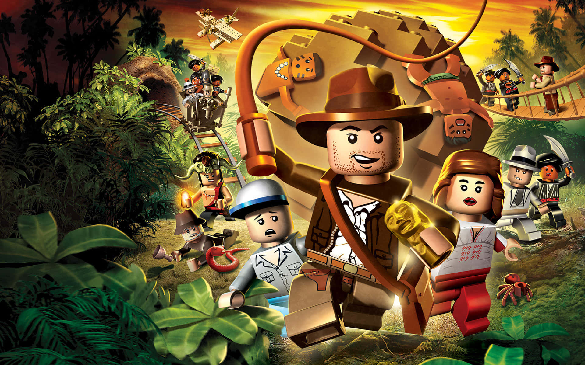 Delectable Lego Game Background