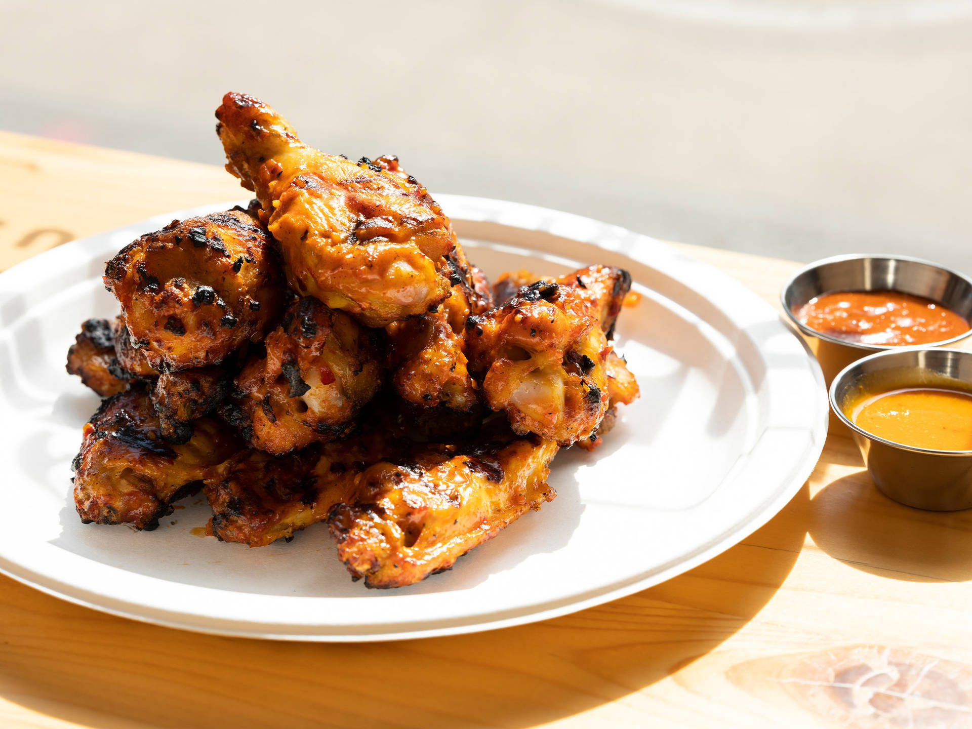 Delectable Peri Peri Chicken Wings Background