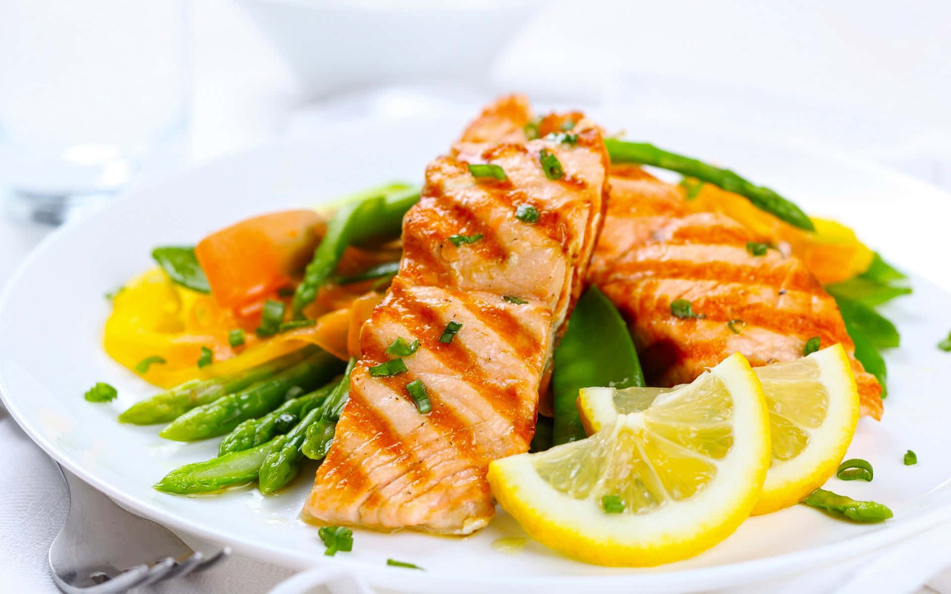 Delectable Salmon Background