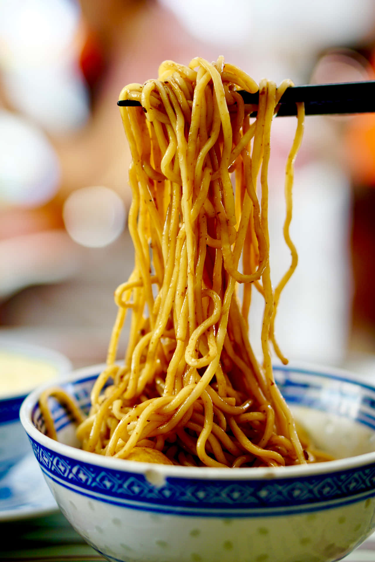 Delectable Sesame Stir-fried Noodles Background