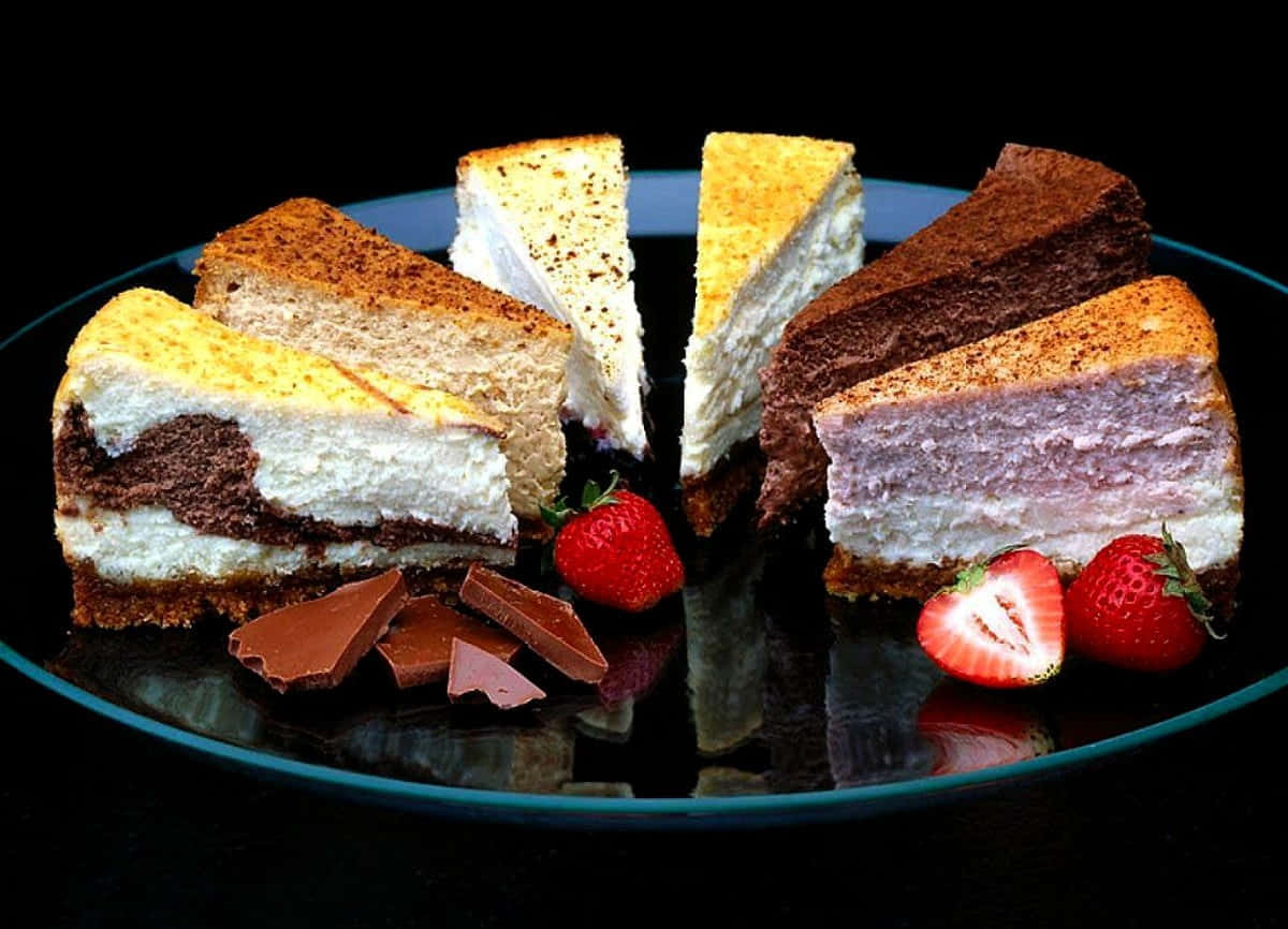 Delectable Slices Of Cake