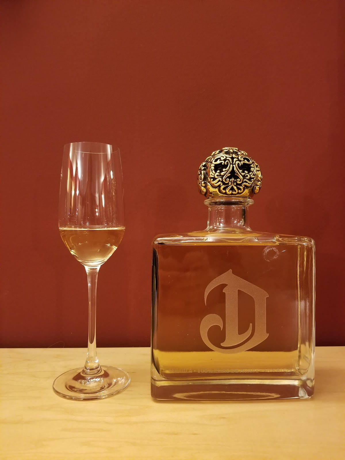 Deleón Tequila With A Wine Glass