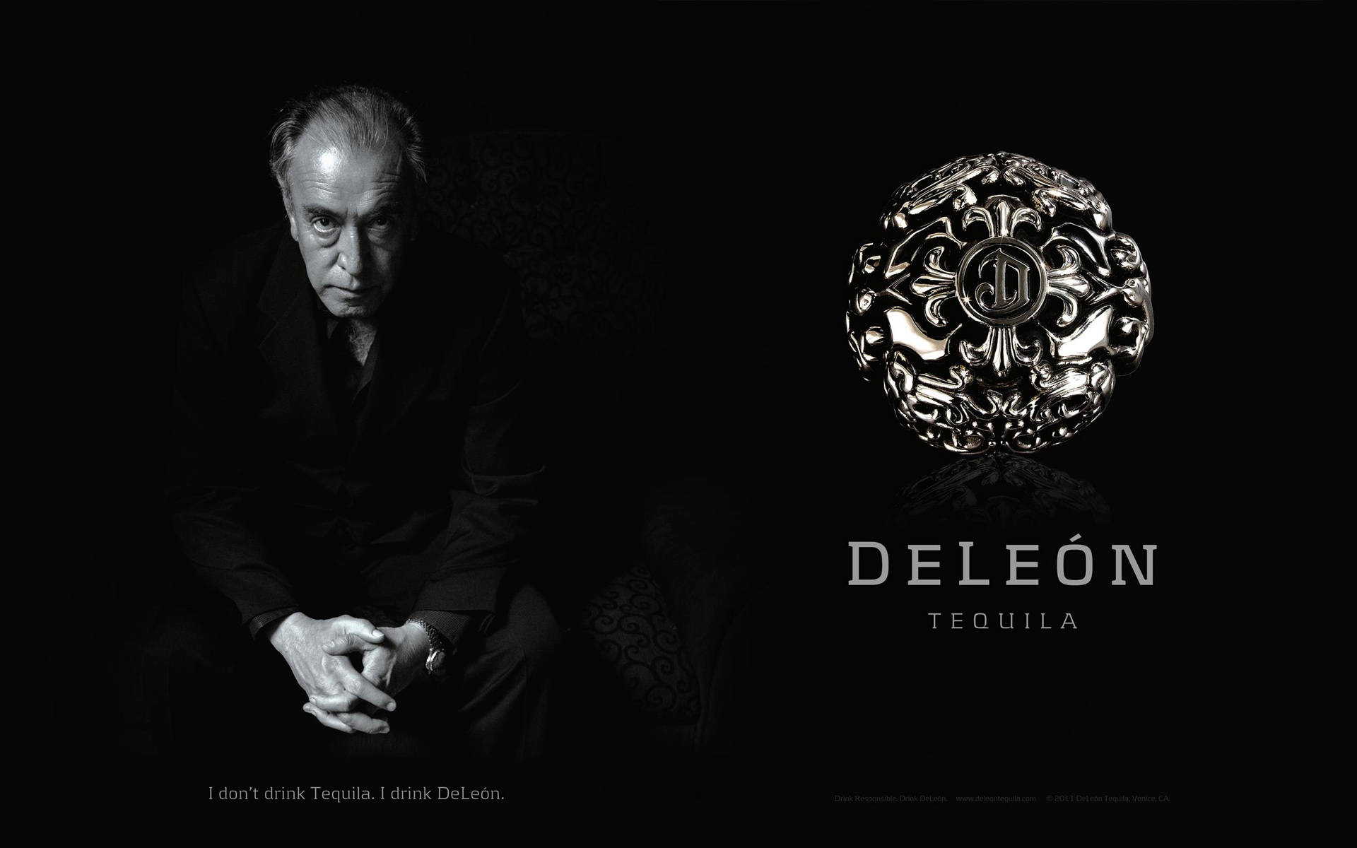 Deleón Tequila With Old Fierce Man