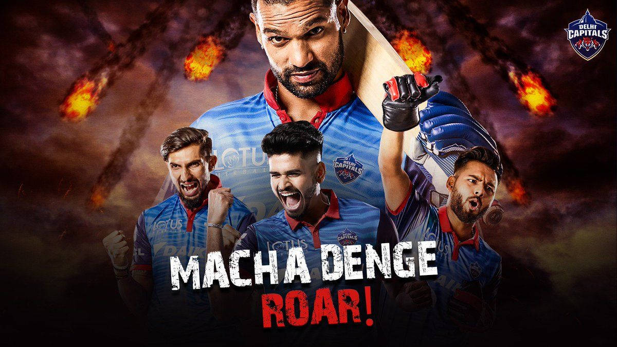 Delhi Capitals Macha Denge Roar Background