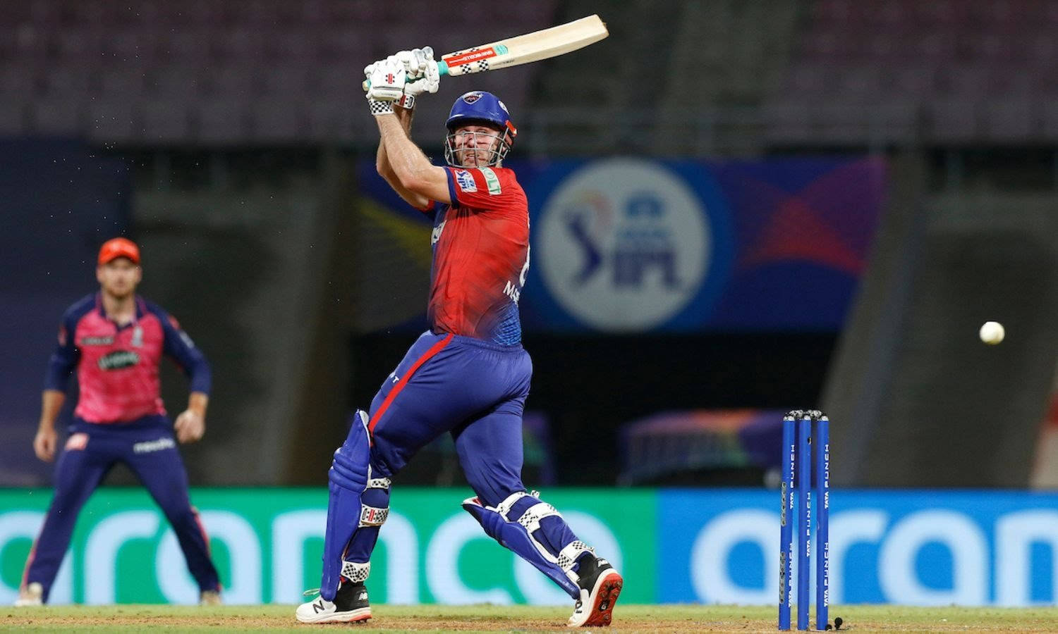 Delhi Capitals Star Player Mitchell Marsh In Action