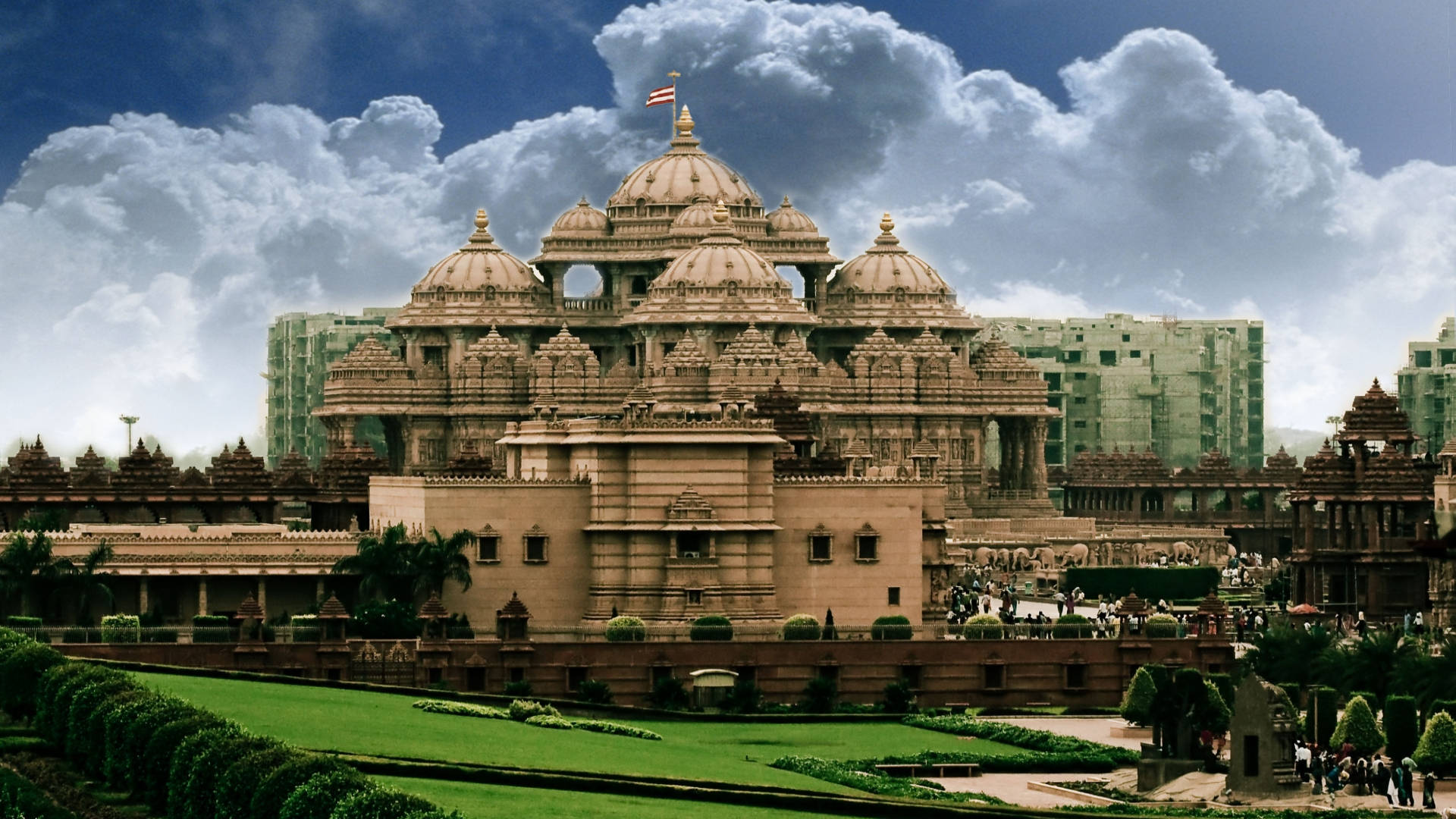 Delhi Swaminarayan Akshardham Background