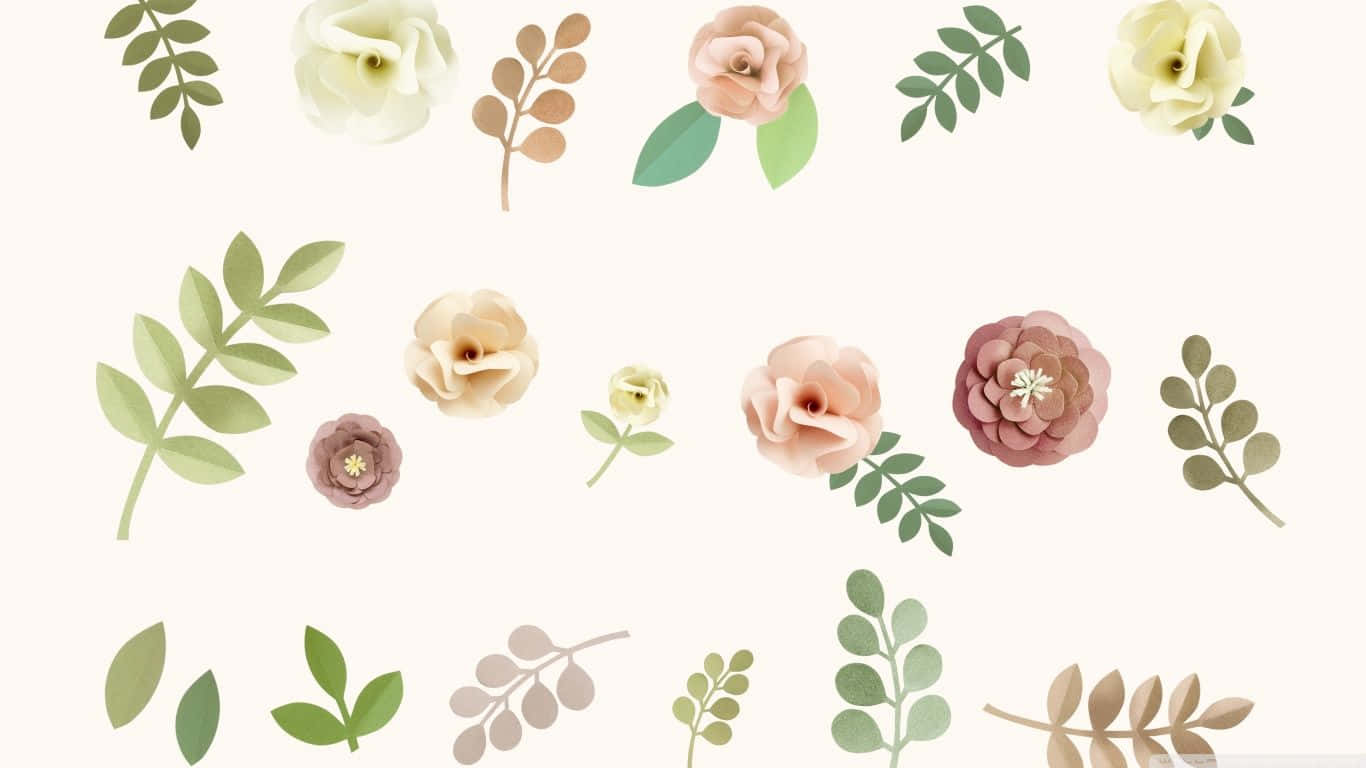 Delicate Flowers For A Dreamy Aesthetic Background