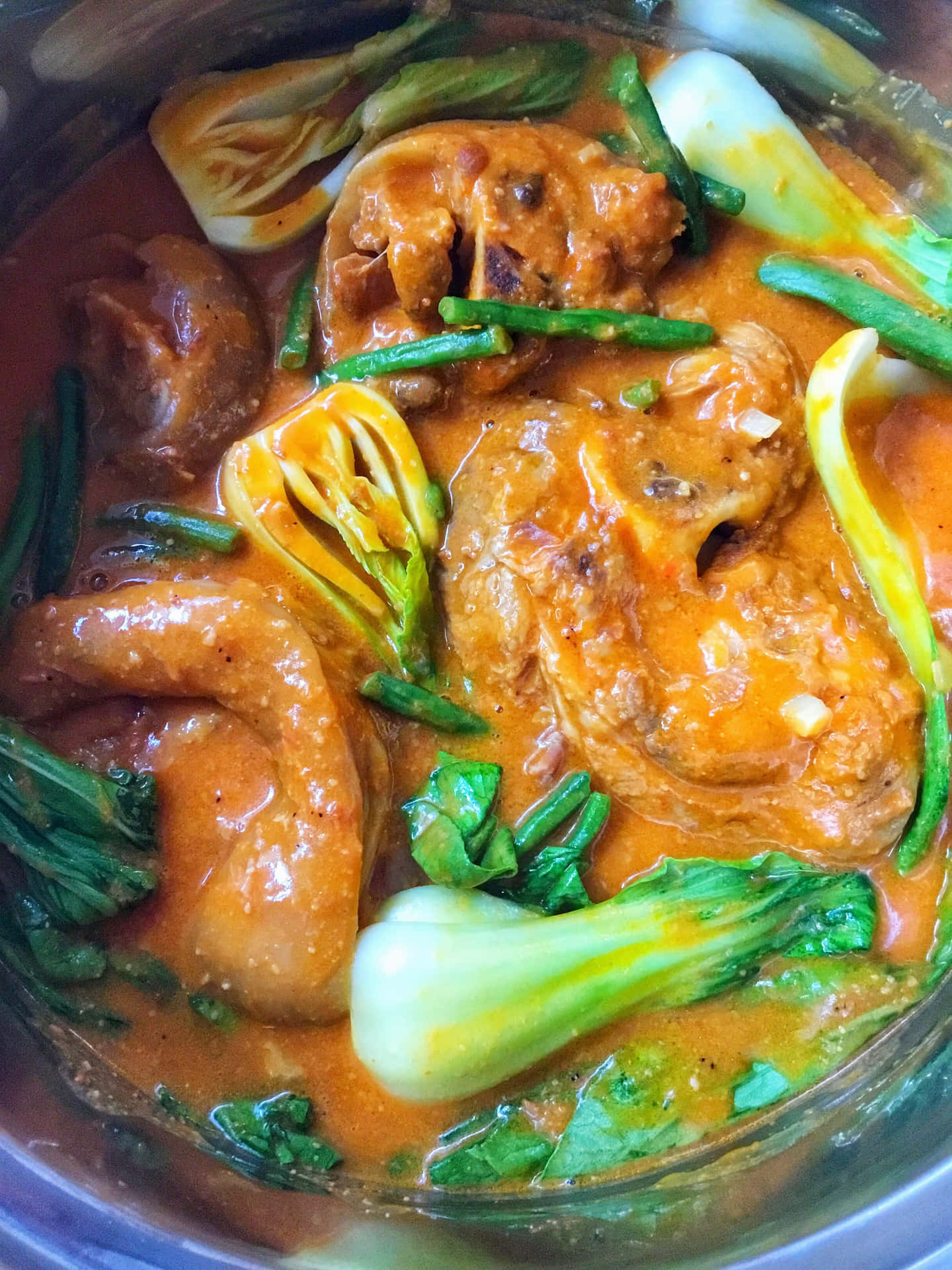 Delicious And Authentic Filipino Kare-kare Background