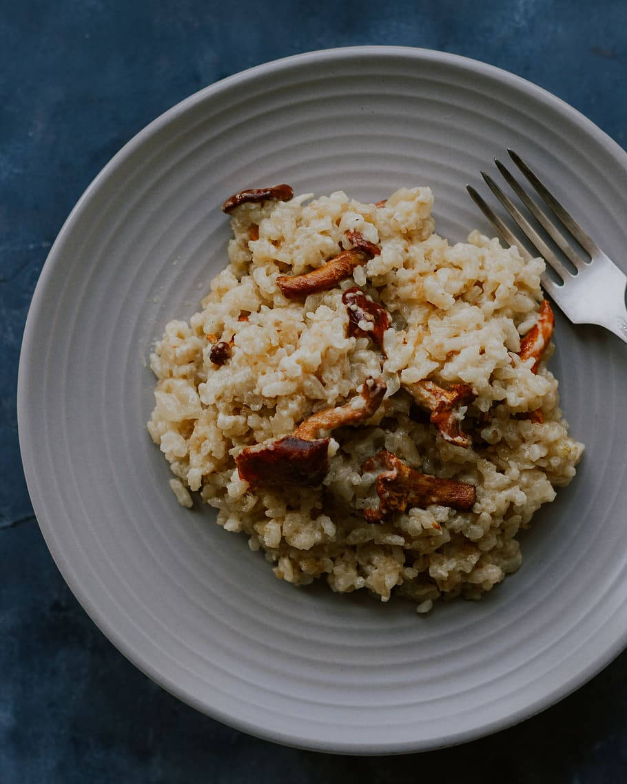 Delicious And Creamy Risotto Dish