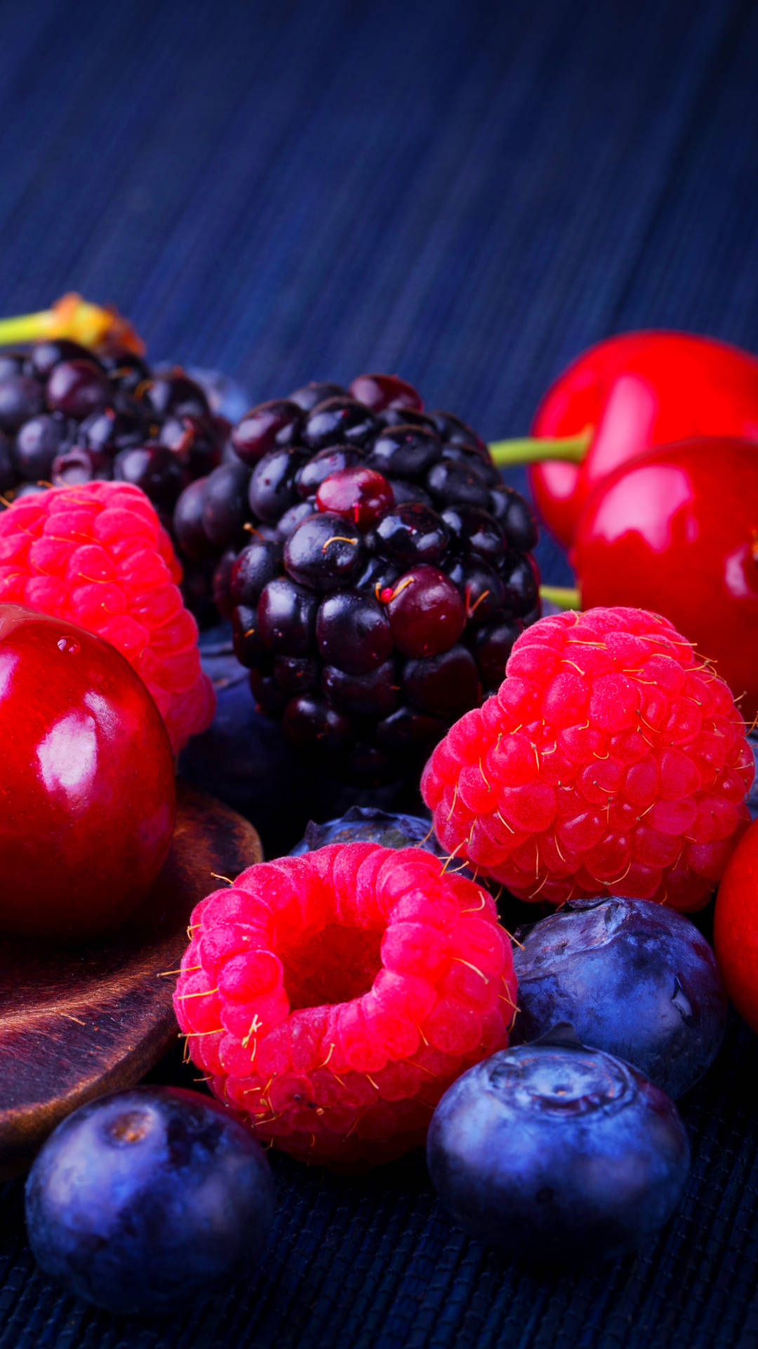 Delicious And Nutritious Boysenberries Background