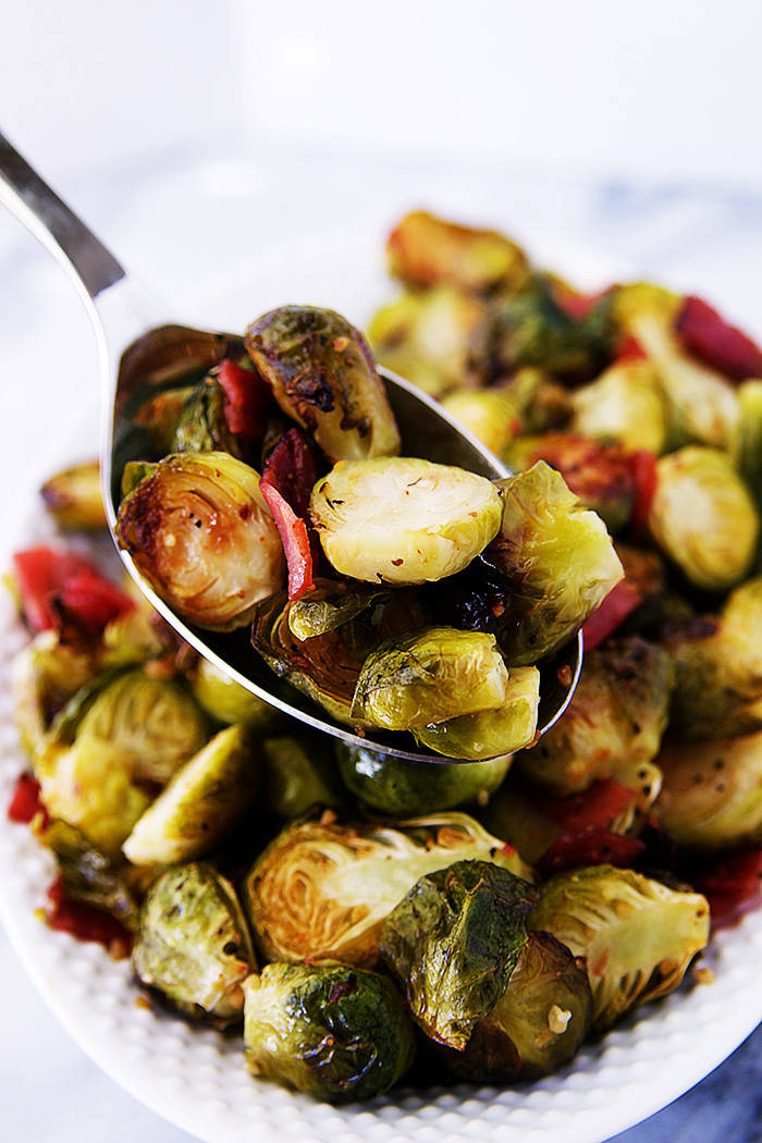 Delicious Bacon-roasted Brussels Sprouts Recipe Background