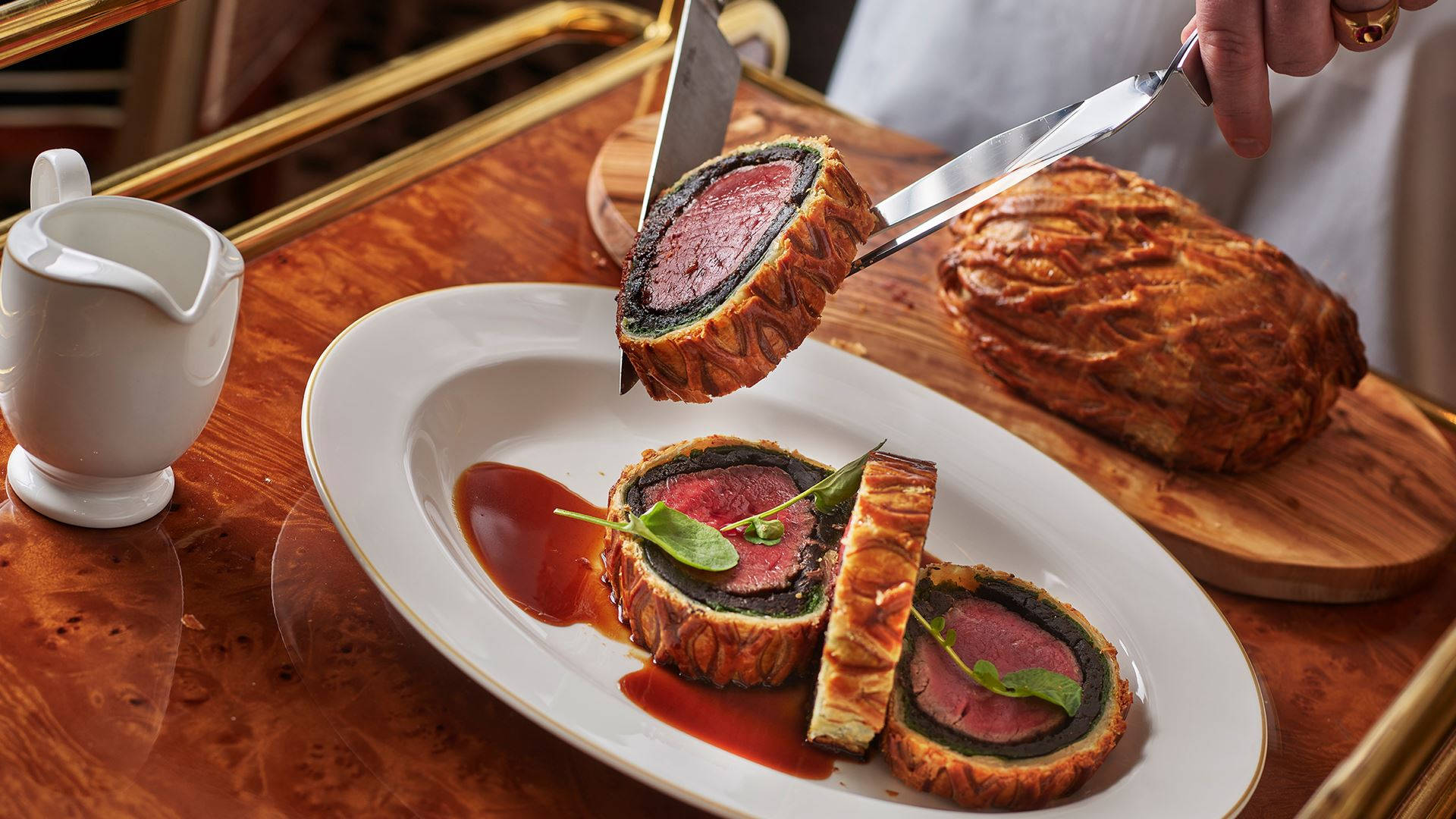 Delicious Beef Wellington Ready To Be Served