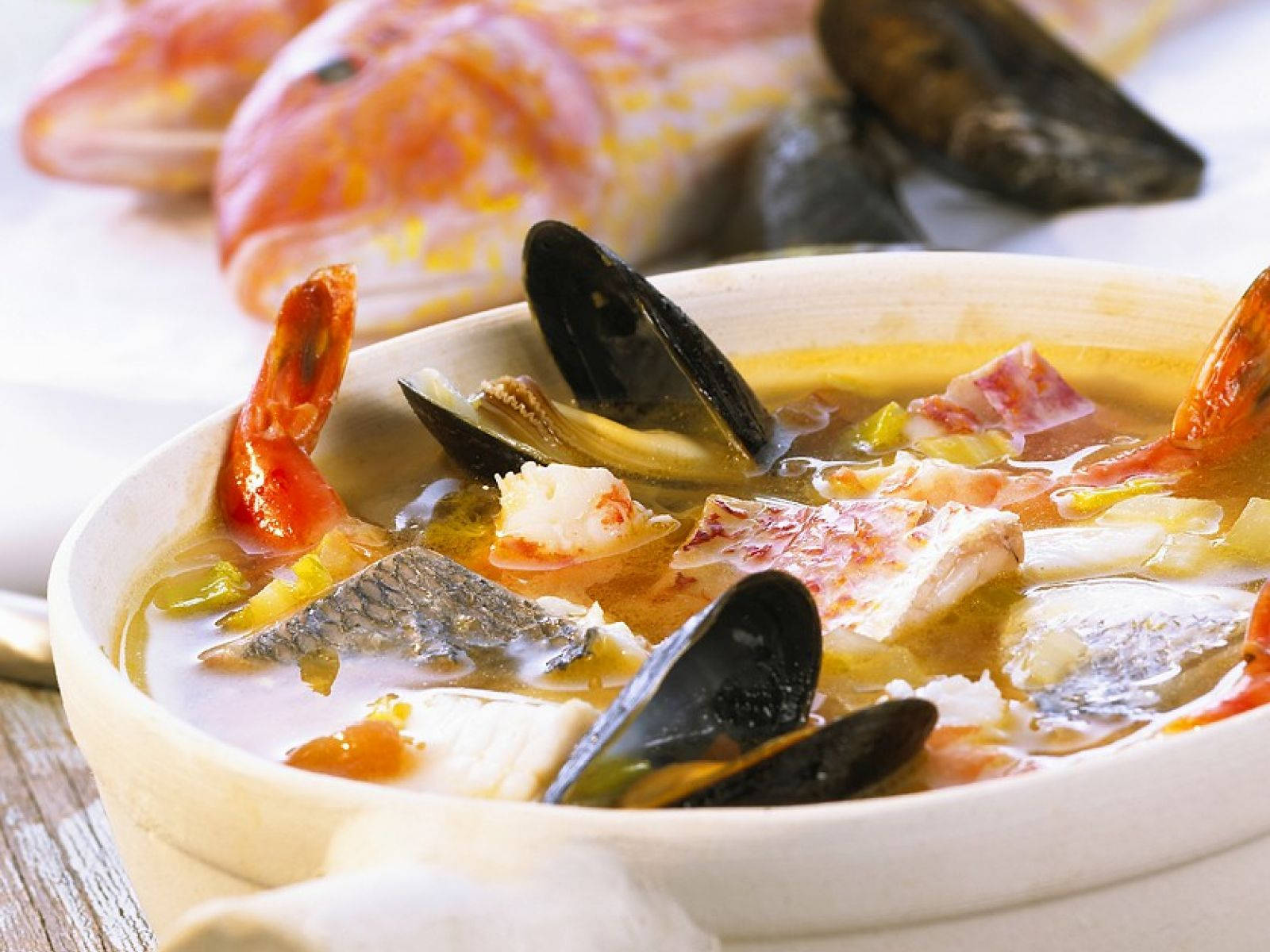 Delicious Bouillabaisse Seafood Soup