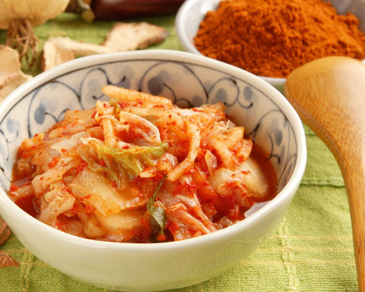 Delicious Bowl Of Kimchi