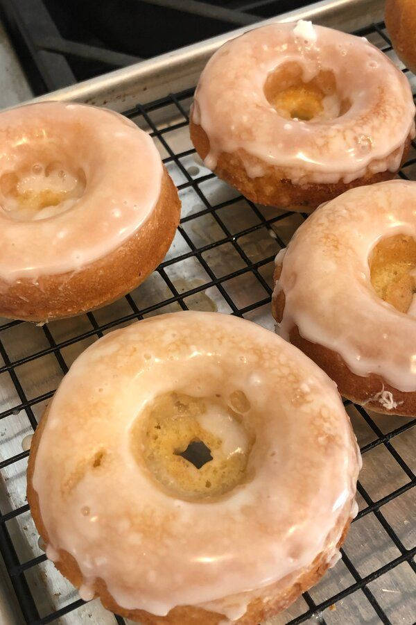 Delicious Buttermilk Donuts Background