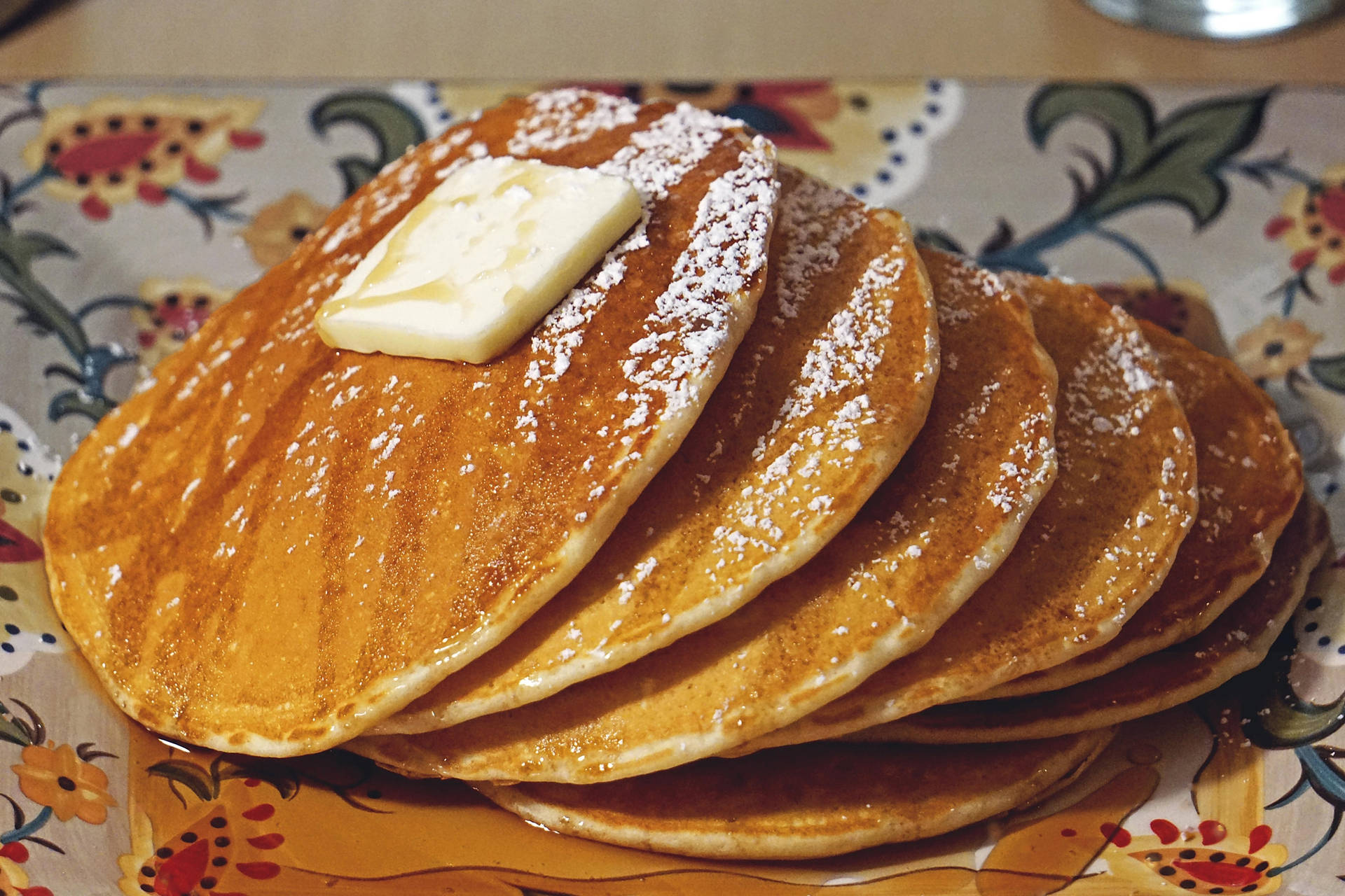 Delicious Buttermilk Pancakes Background