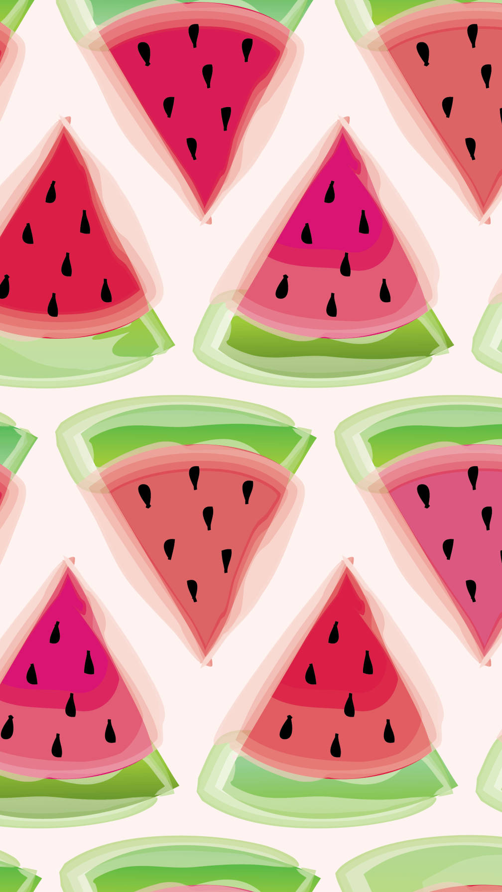 Delicious Cute Watermelon Slices Background