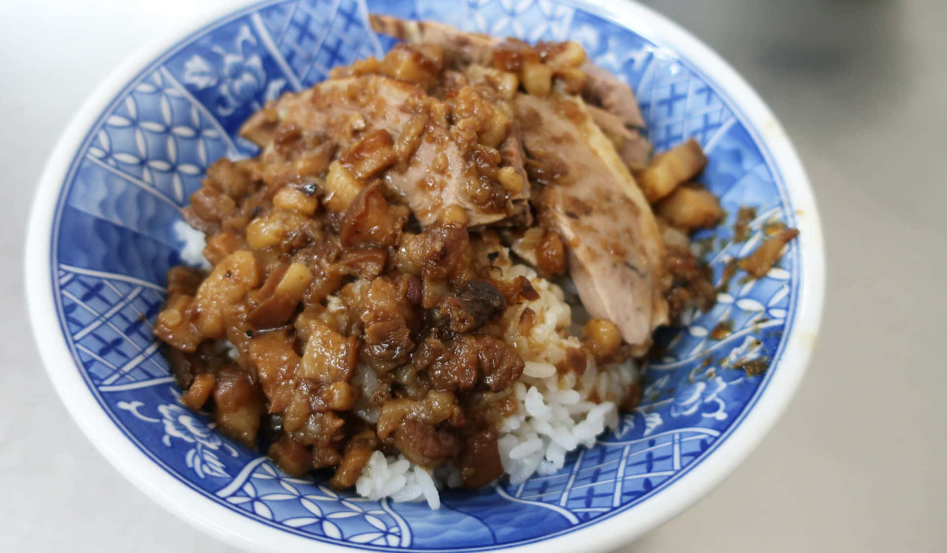 Delicious Duck Rice At Duck Zhen, Kaohsiung, Taiwan Background