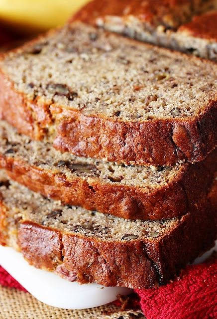 Delicious Homemade Buttermilk Banana Bread Background