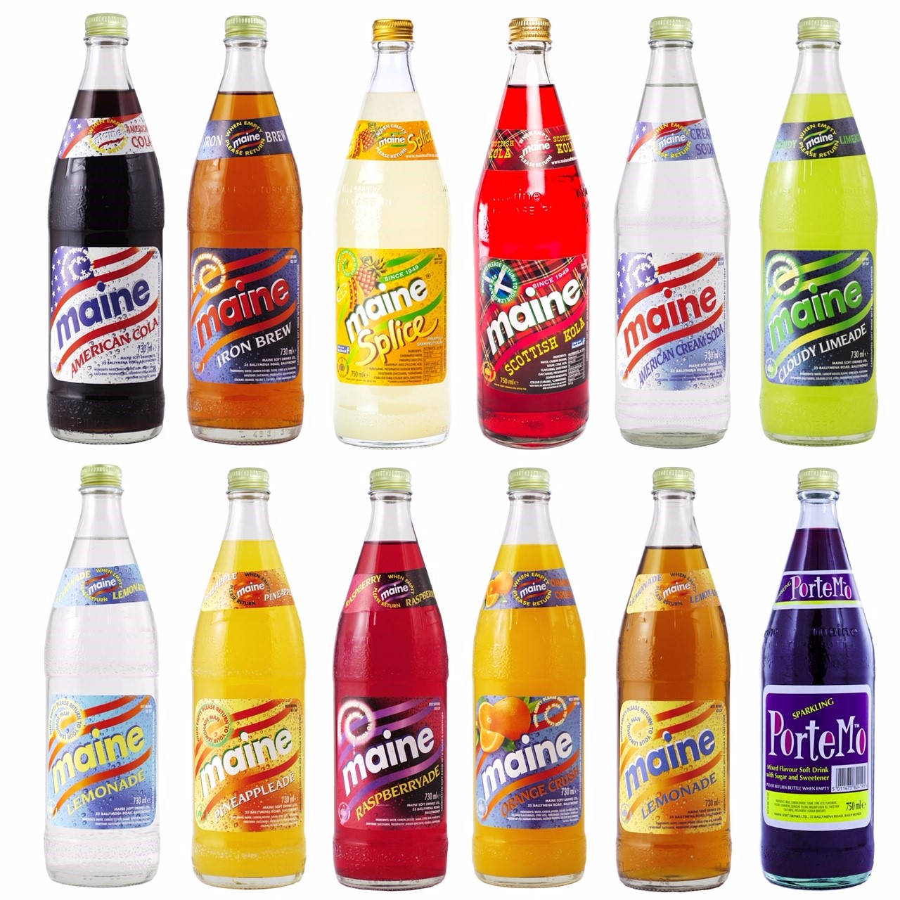 Delicious Maine Root Organic Soda Drinks Selection Background