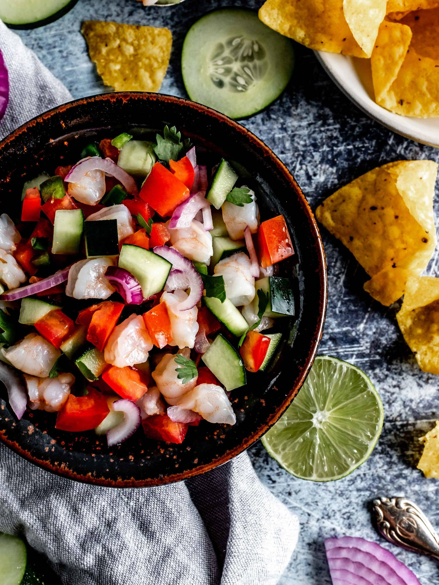 Delicious Peruvian Ceviche Dish