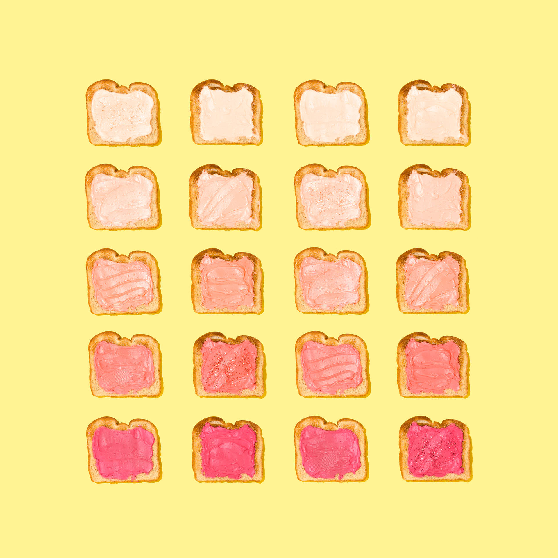 Delicious Pink Ombre Toast Pattern