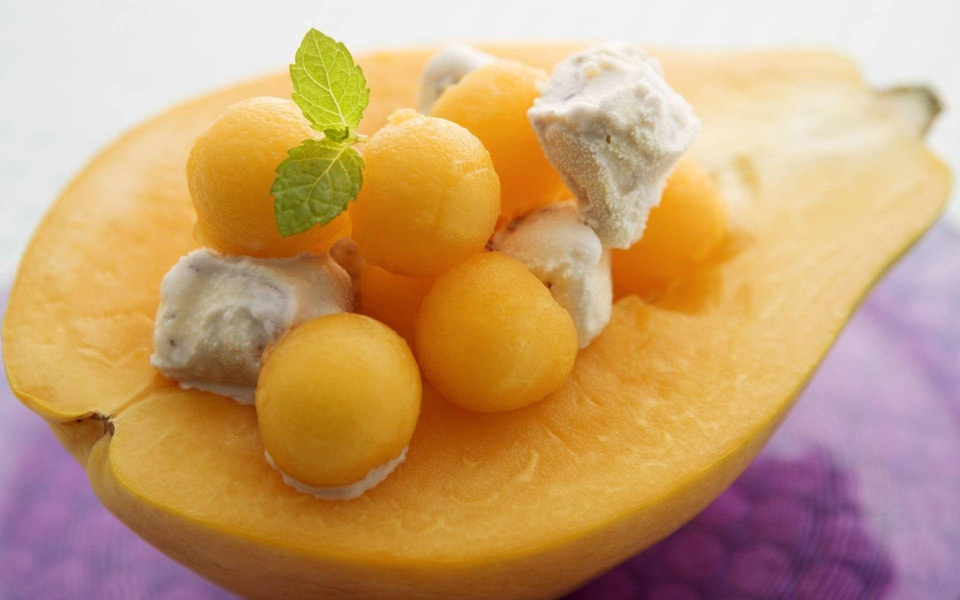 Delicious Ripe Papaya Fruit Dessert