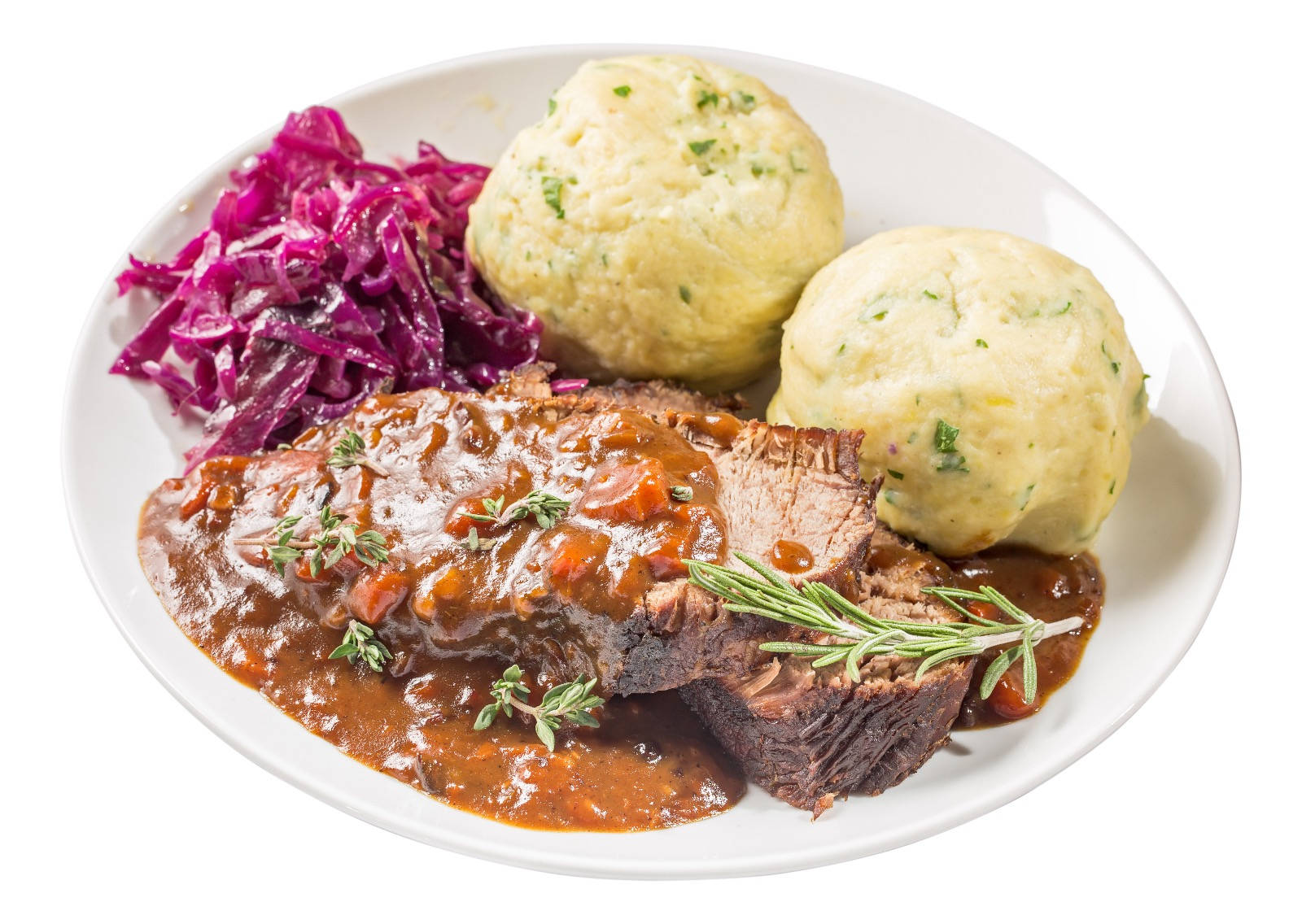 Delicious Sauerbraten - Authentic German Cuisine Background