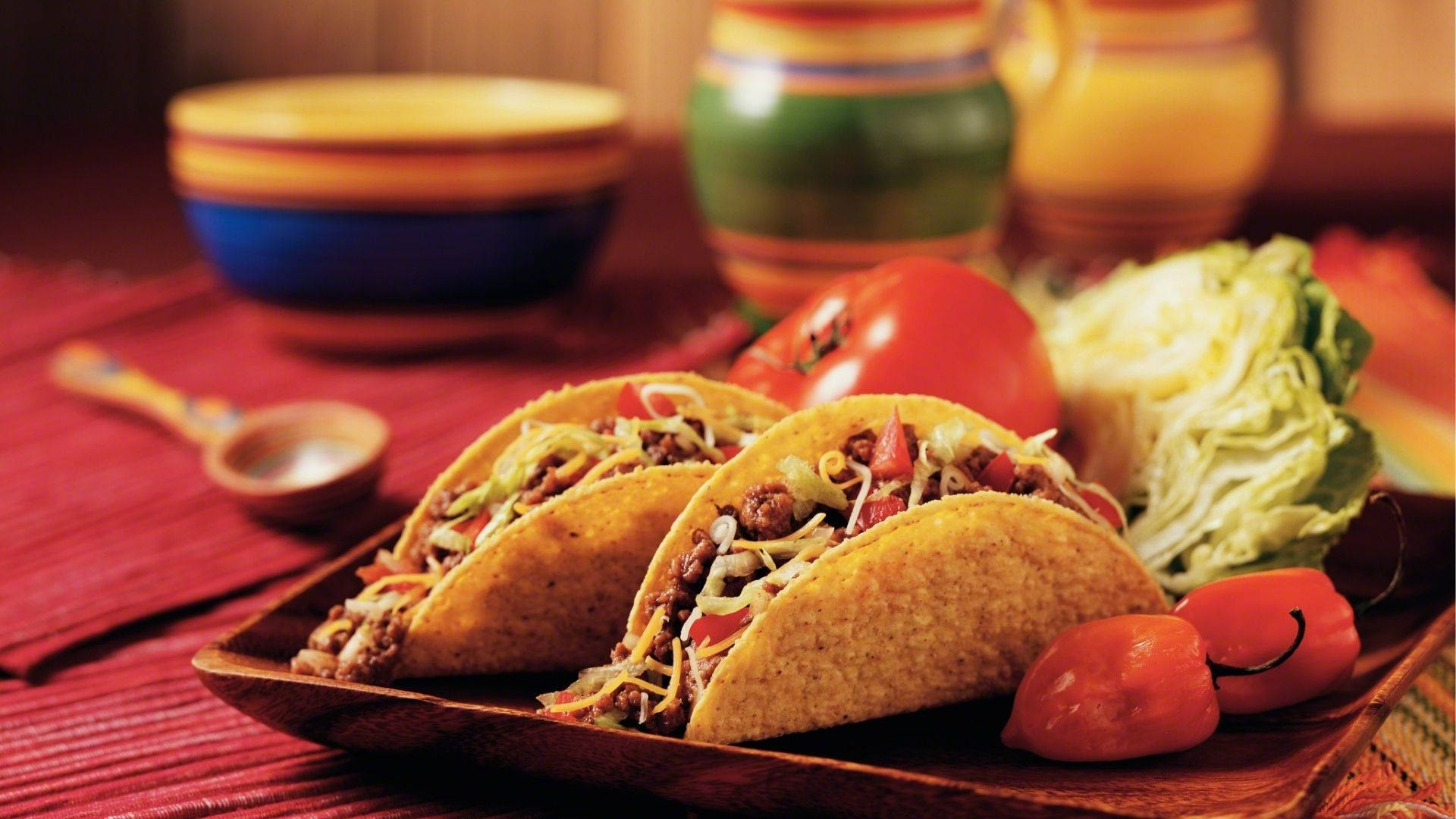 Delicious Tacos Background