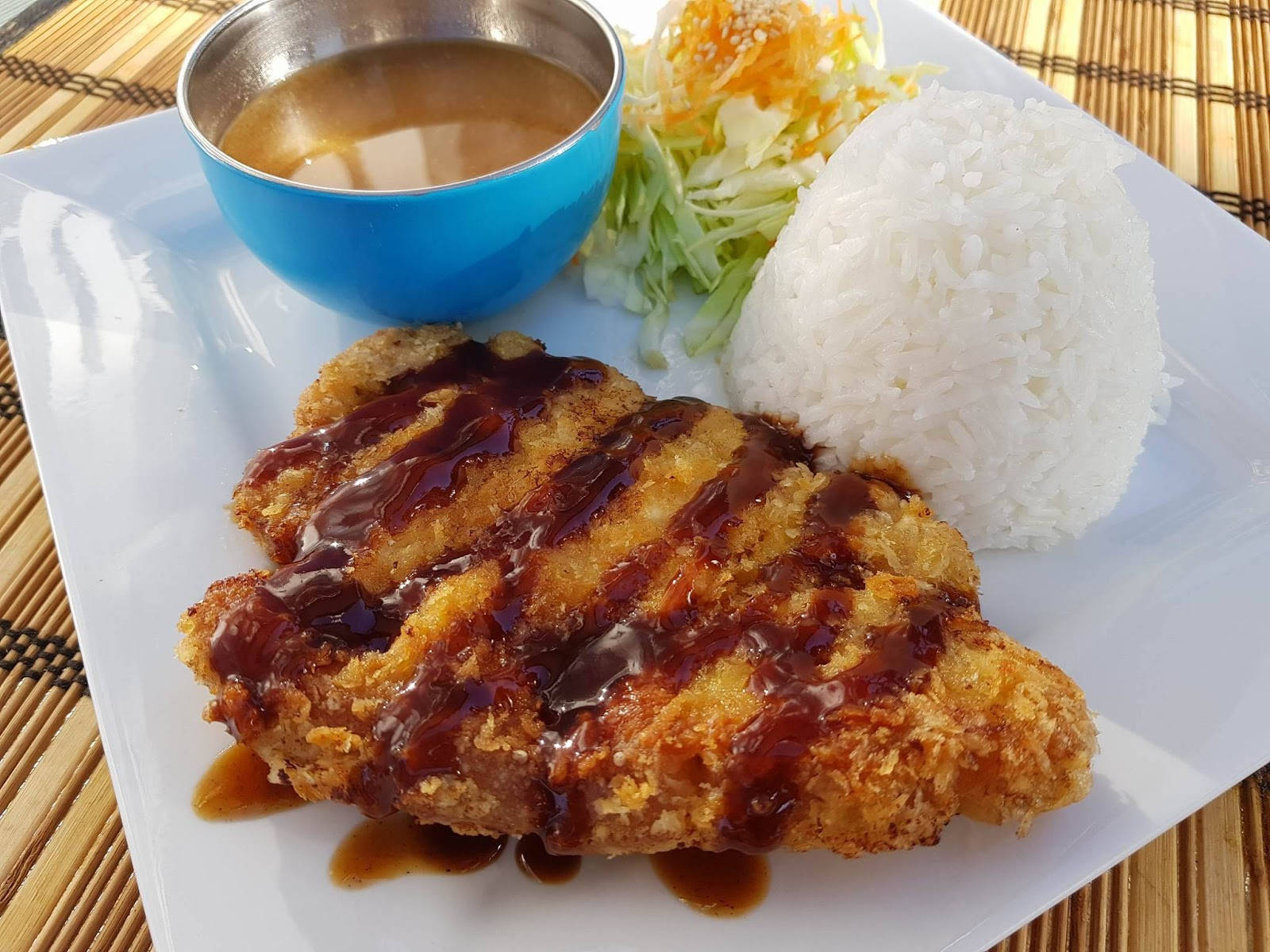 Delicious Tonkatsu Dish - Japanese Breaded Pork Cutlet Background