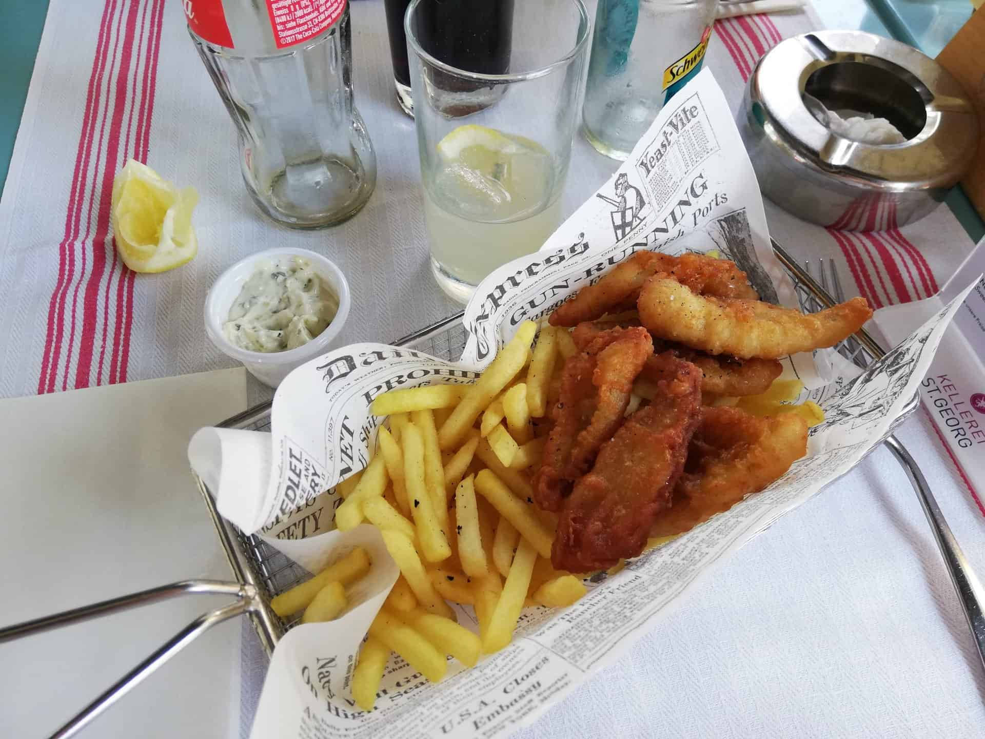 Delicious Traditional Fish And Chips From Bristol Restaurant