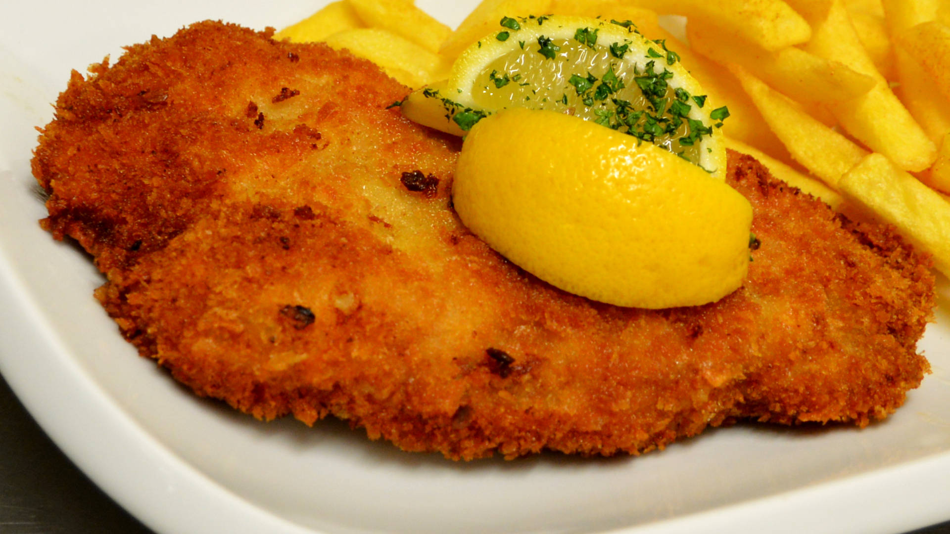 Delicious Wiener Schnitzel Background