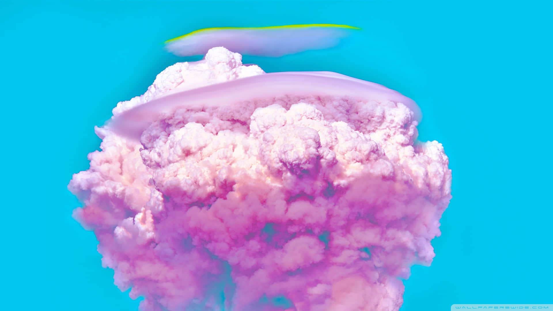 Deliciously Sweet Pink Cotton Candy Background