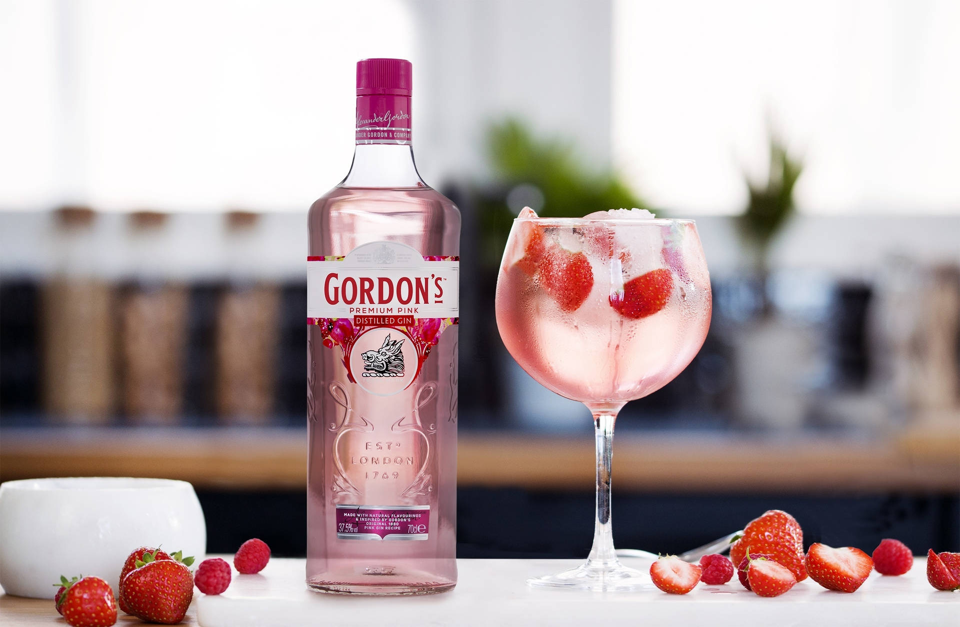 Delightful Aesthetics Of Gordon's Premium Pink Gin