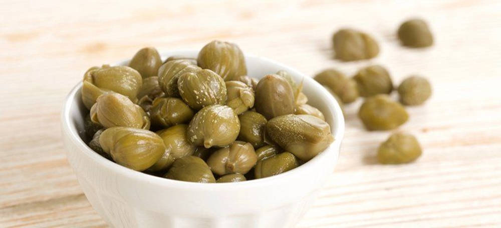 Delightful Capers In A Small Side Bowl