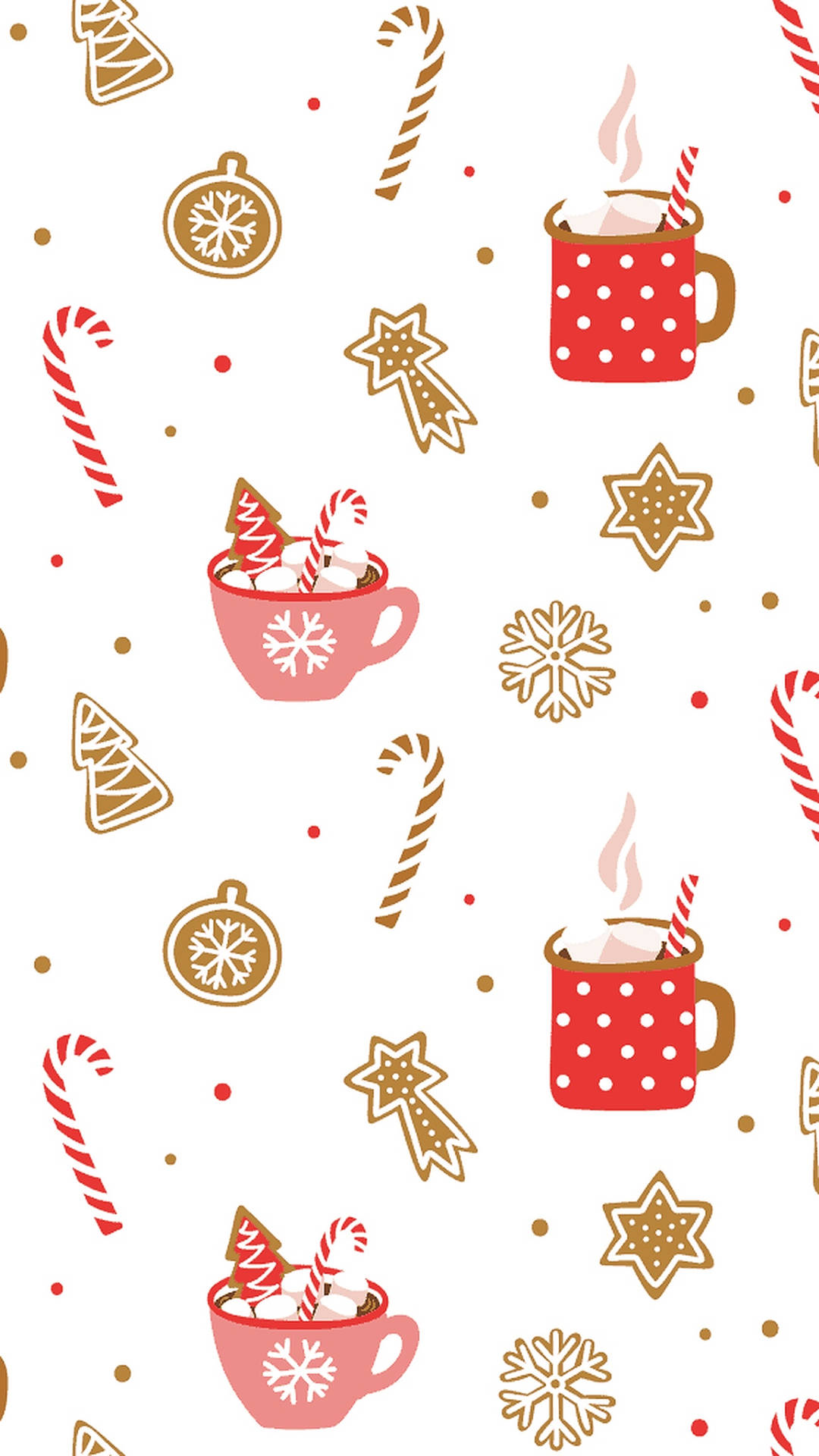 Delightful Christmas Aesthetics - An Adorable Display Of Festive Cheer Background