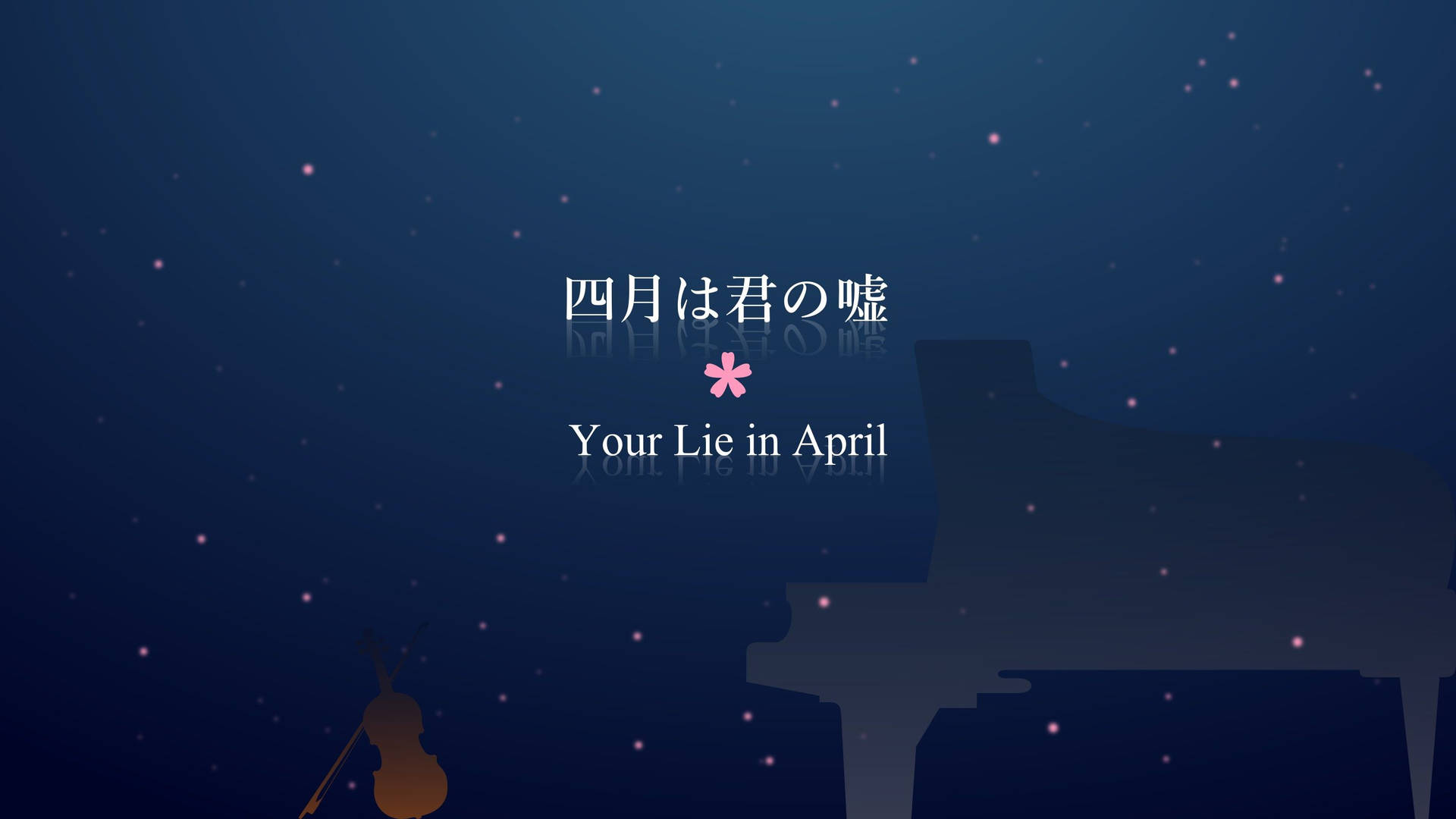 Delightful Moments Of April - Your Lie In April Background