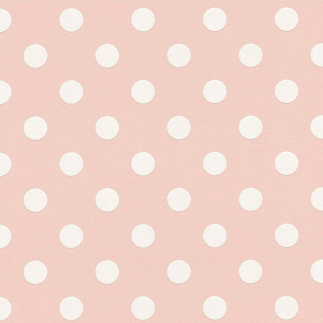 Delightful Pink And White Polka Dot Pattern Background