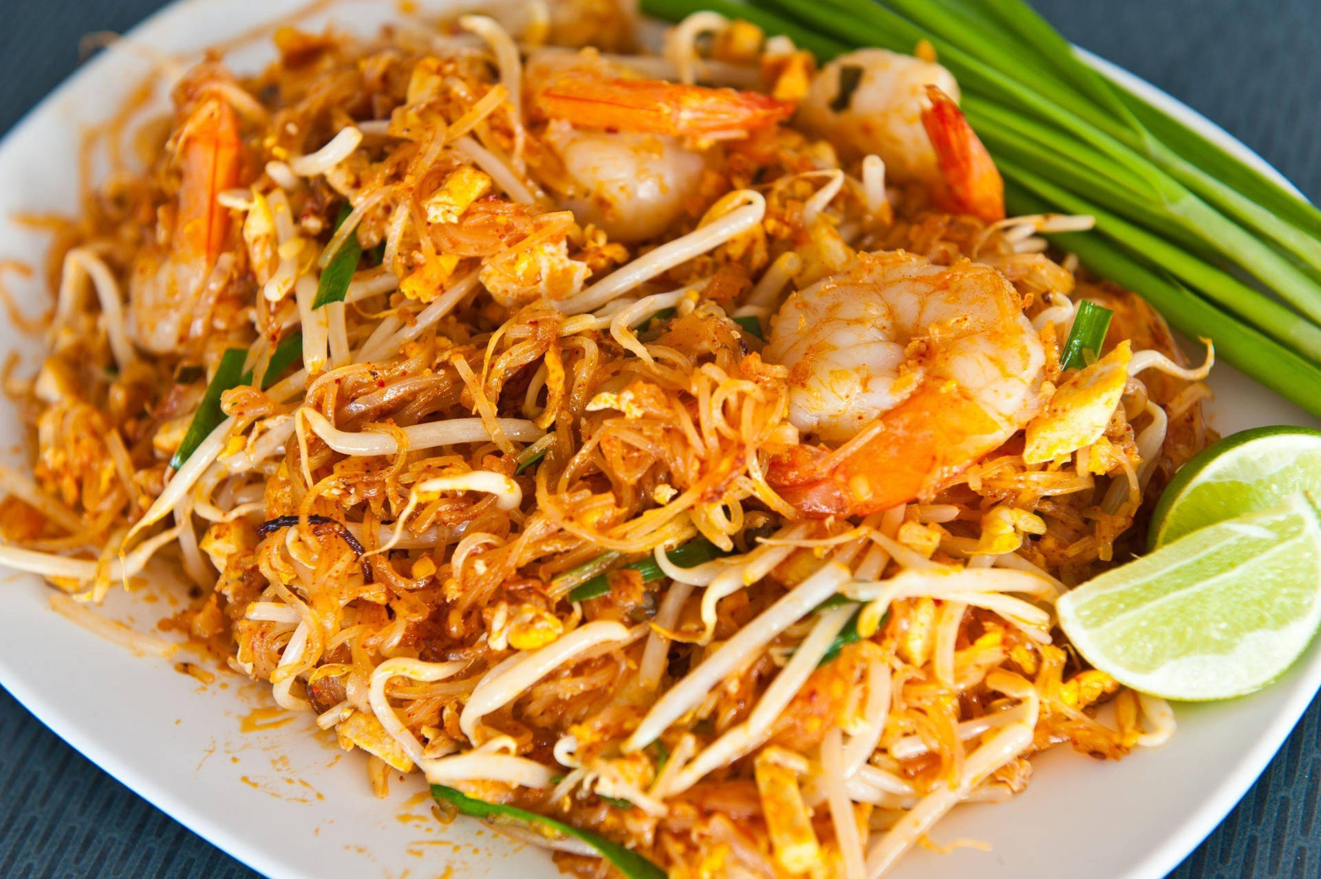 Delightful Platter Of Creamy Spicy Pad Thai