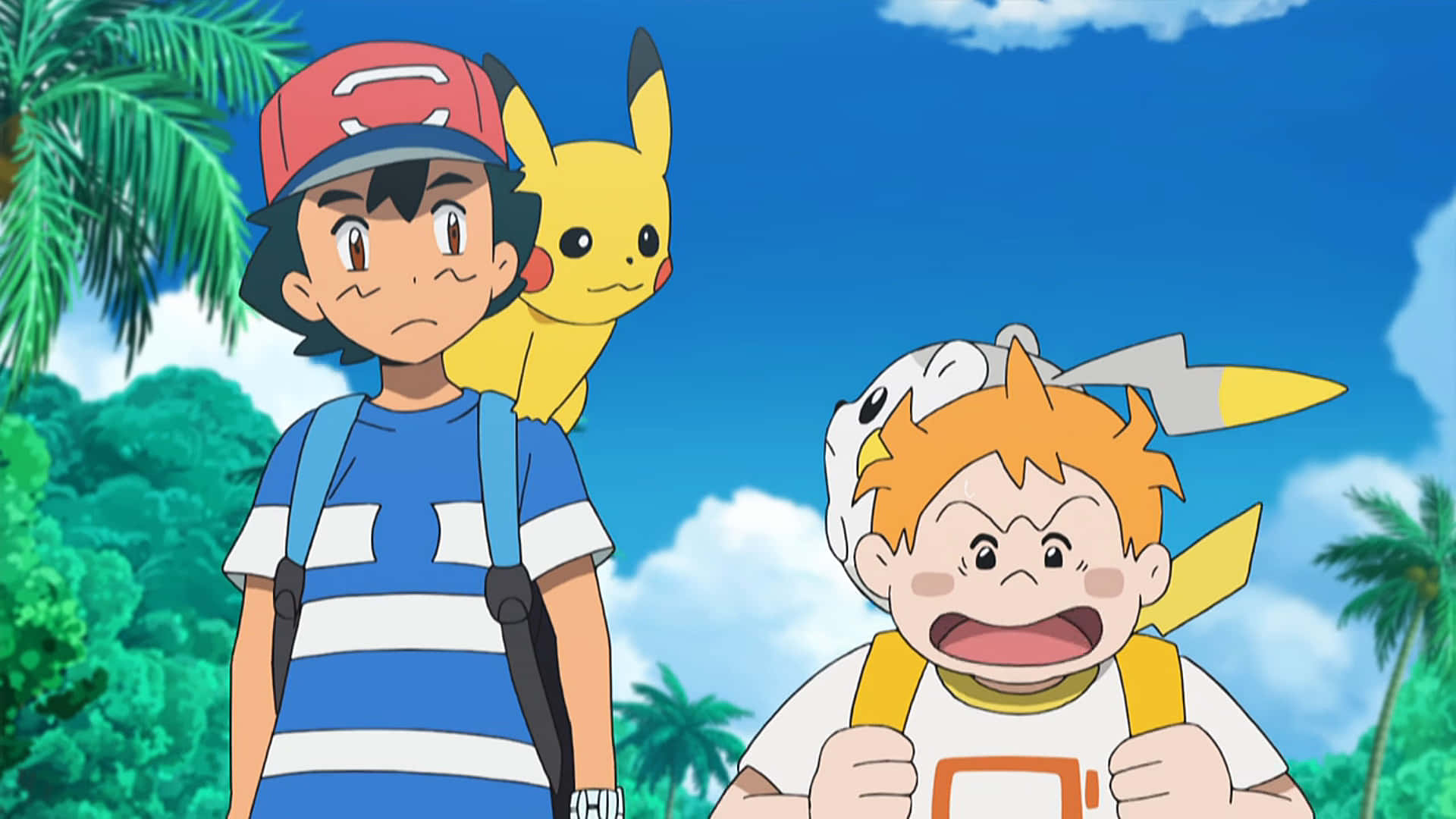 Delightful Togedemaru Rides On Sophocles's Back